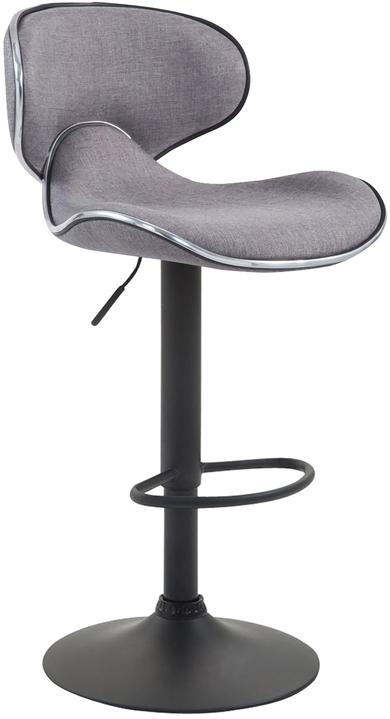 Barhocker Las Vegas V2 Stoff  schwarz