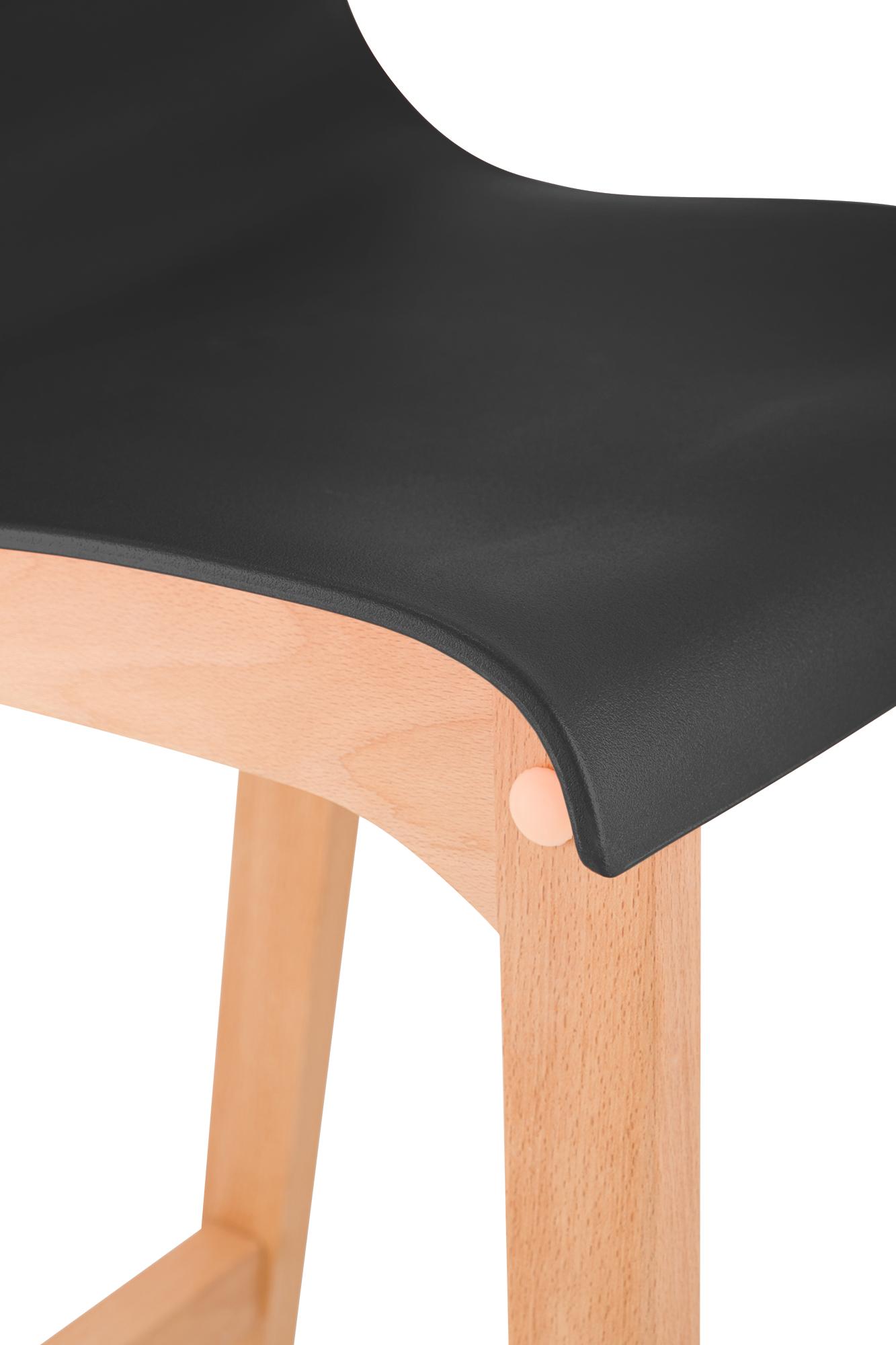 Barhocker Hoover Natura 4-Fuß Gestell