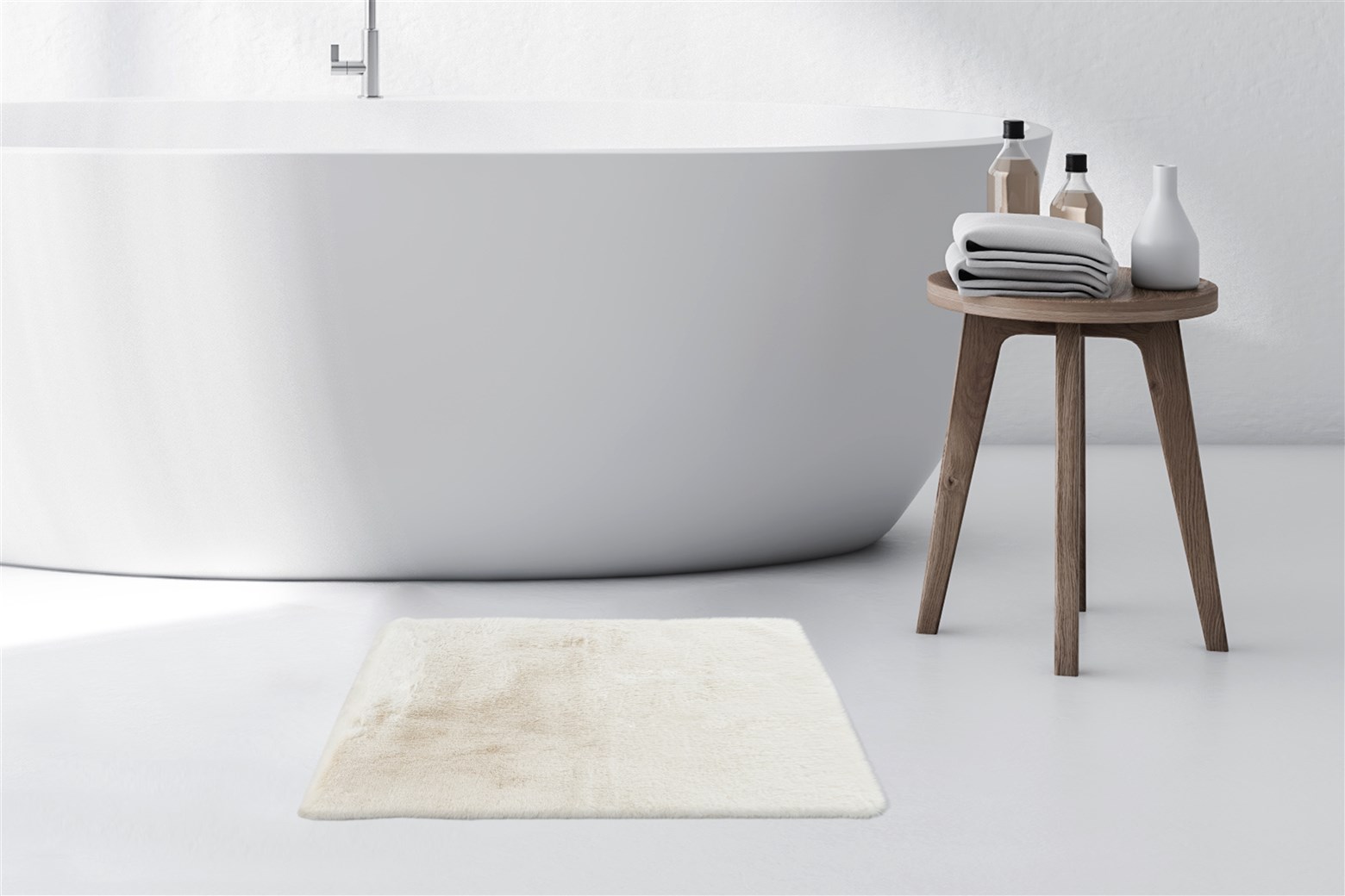 Badematte Badematte Rabbit 625 Weiß 40cm x 60cm