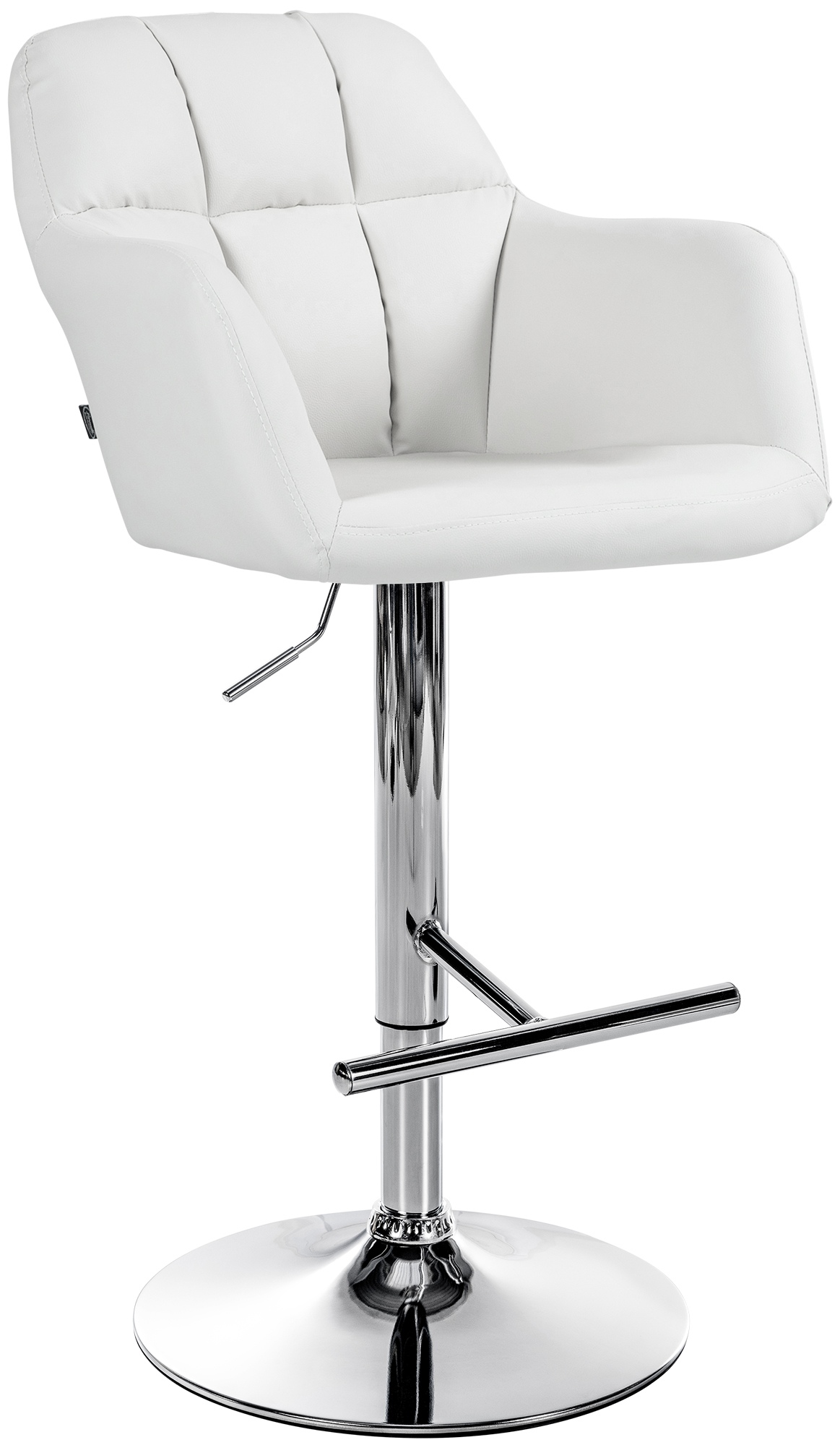 Barhocker Natoma Kunstleder chrom