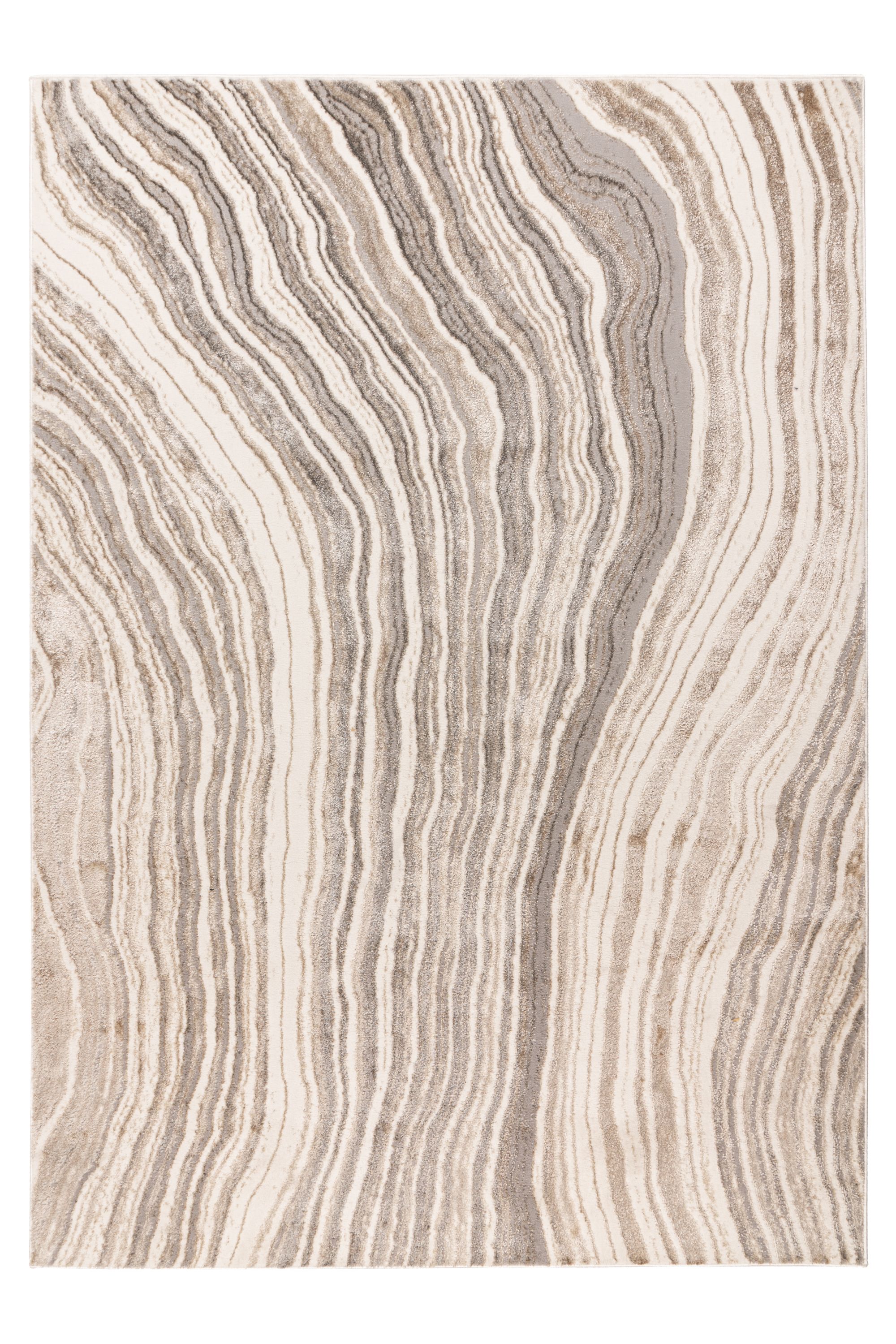 Teppich Chalk 225 Silber / Beige 160 x 230 cm