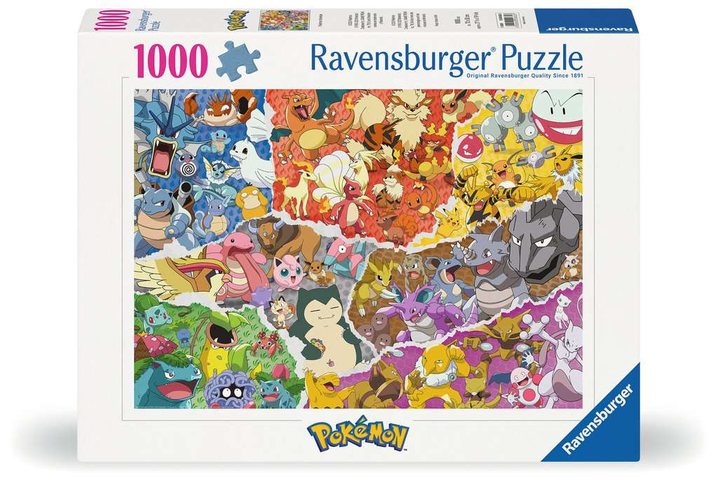 Ravensburger Puzzles Pokémon Abenteuer - Puzzle - 1000 Teile