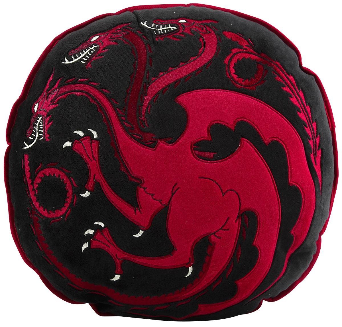 Abysse Textilien Game Of Thrones - House Targaryen Deko Kissen rund
