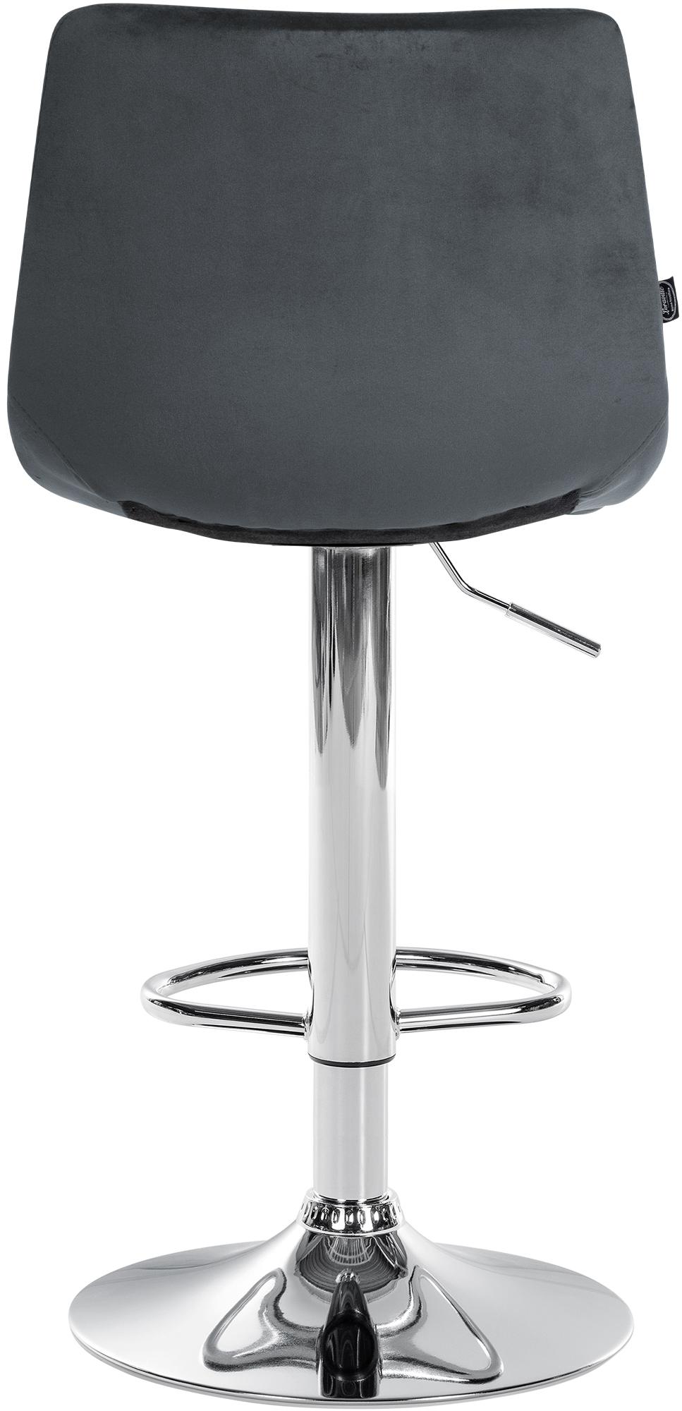 Barhocker Jerry Samt chrom