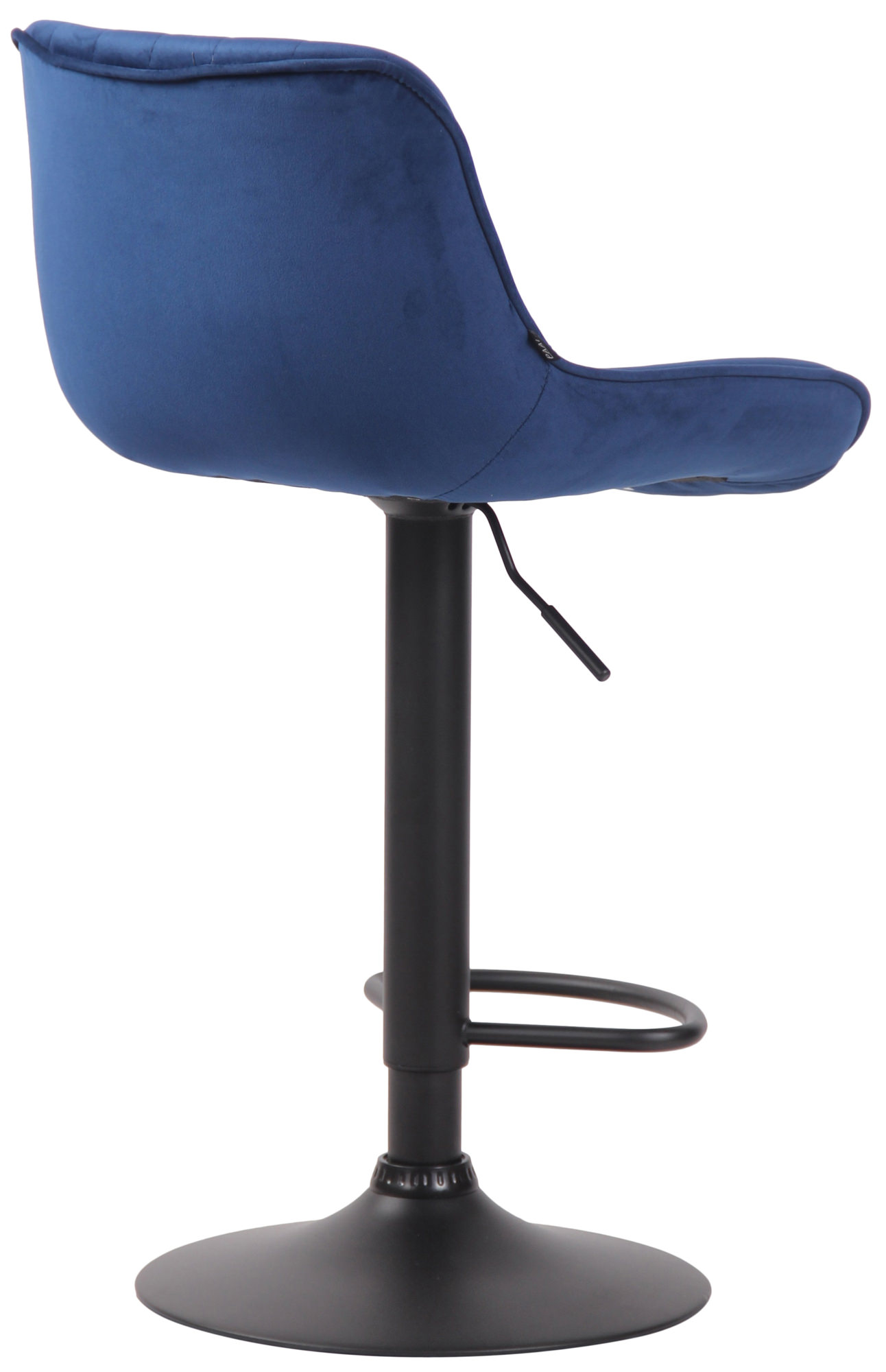 Barhocker Lentini Samt schwarz