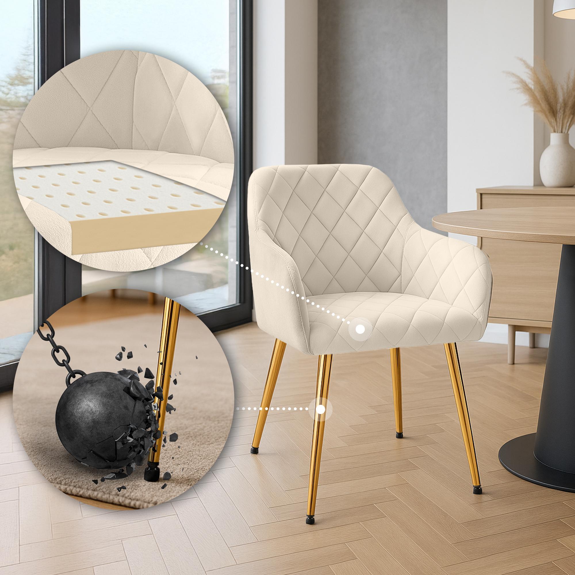 2er Set Esszimmerstuhl Monett Samt G