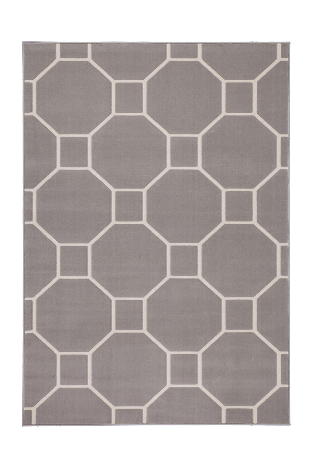 Teppich Lina 125 Taupe / Elfenbein 120cm x 170cm