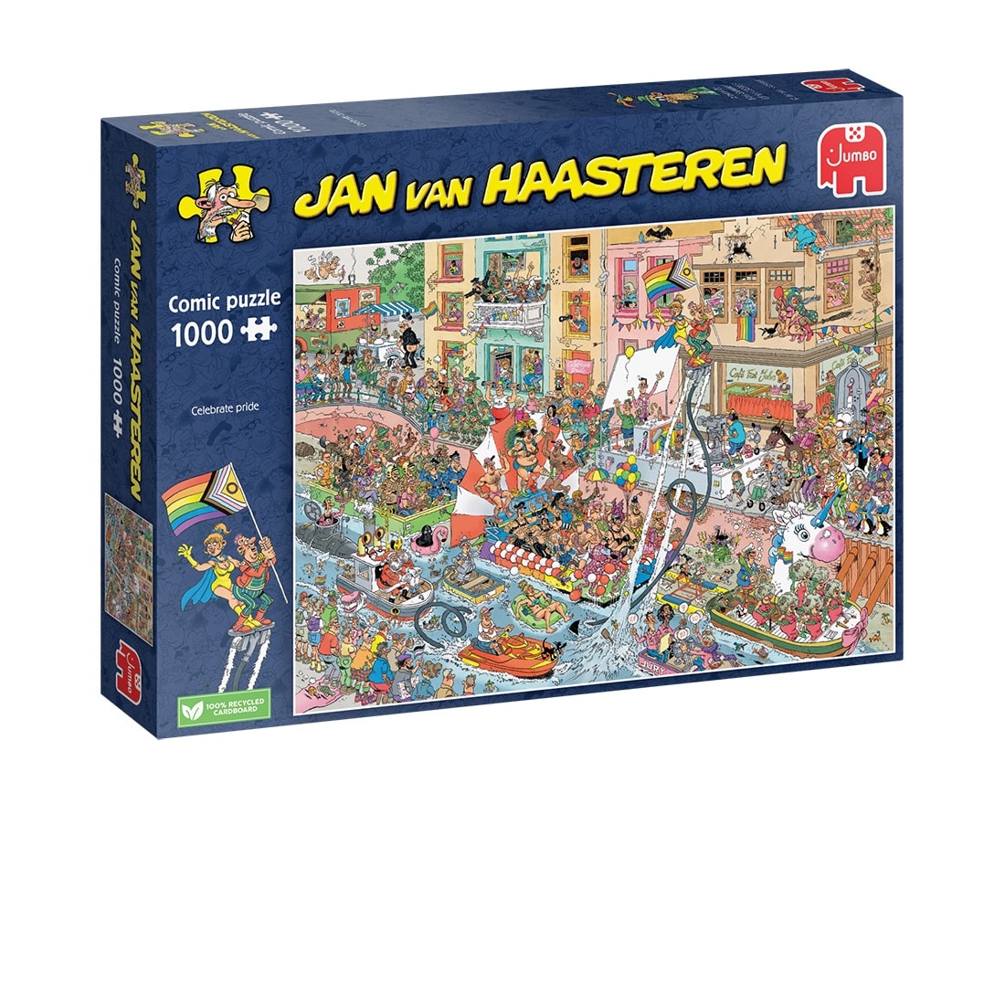 JUMBO Puzzles Jumbo Spiele 00030 - Celebrate Pride - Comic Puzzle 1000 Teile