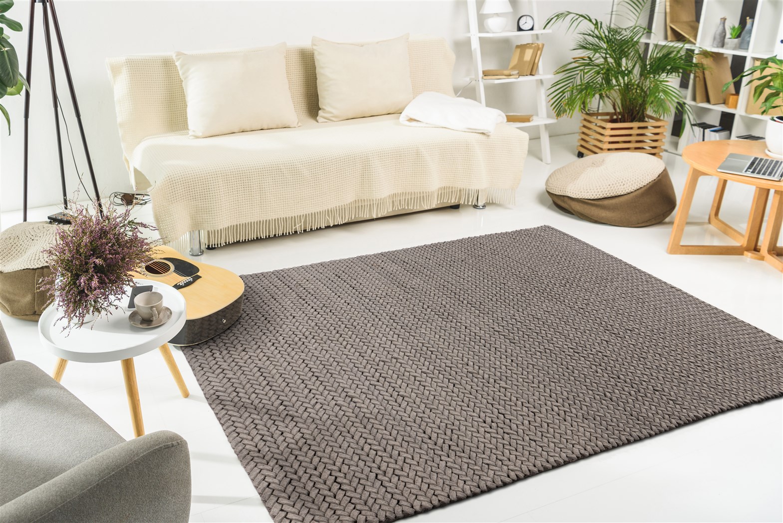 Teppich Robbie 125 Braun 80cm x 150cm
