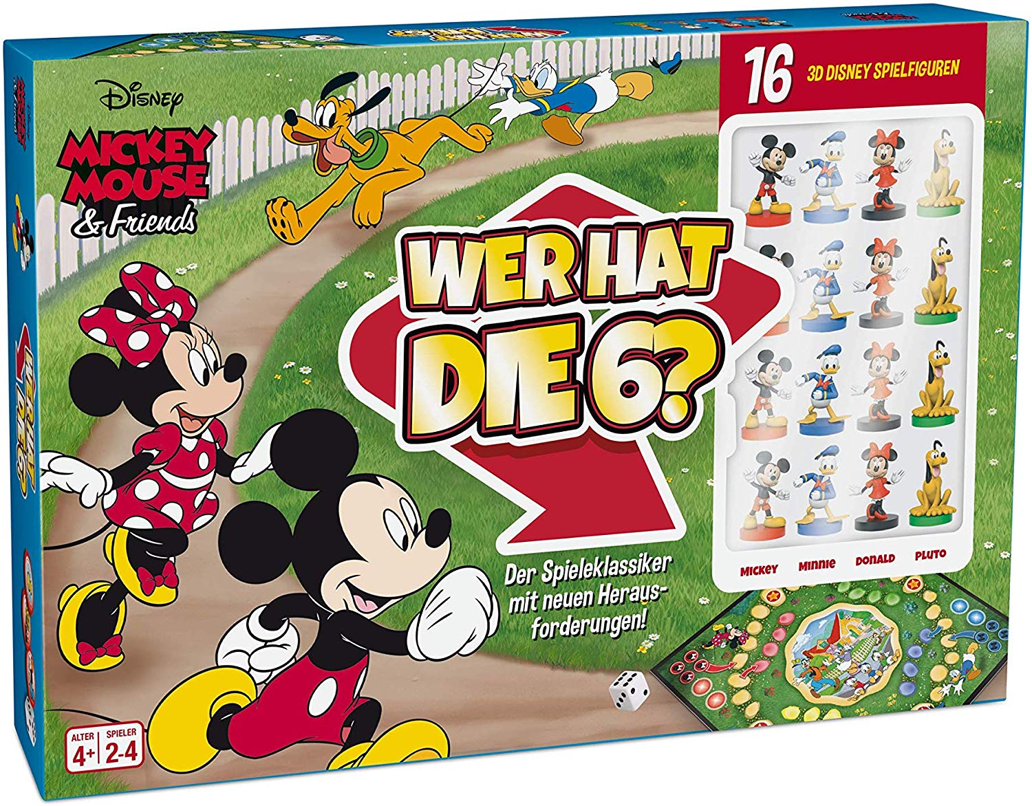 ASS - Cartamundi Brettspiele & Gesellschaftsspiele ASS Altenburger 22501060 - Disney Mickey & Friends: Wer hat die 6?