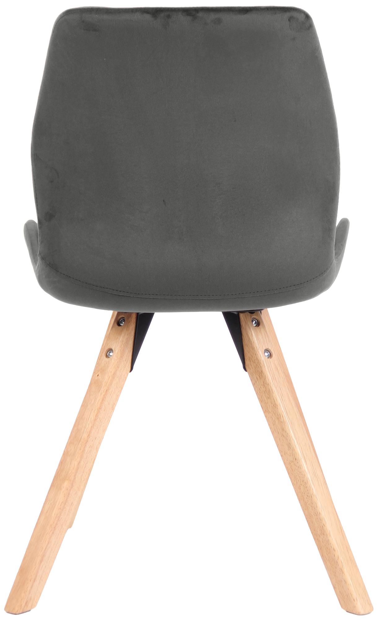 4er Set Stuhl Luna Samt