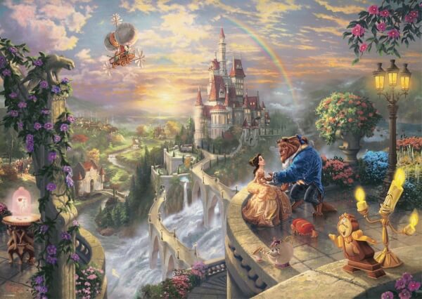 Schmidt Spiele GmbH Puzzles Disney - Beauty and the Beast, 1000 Teile - Puzzle