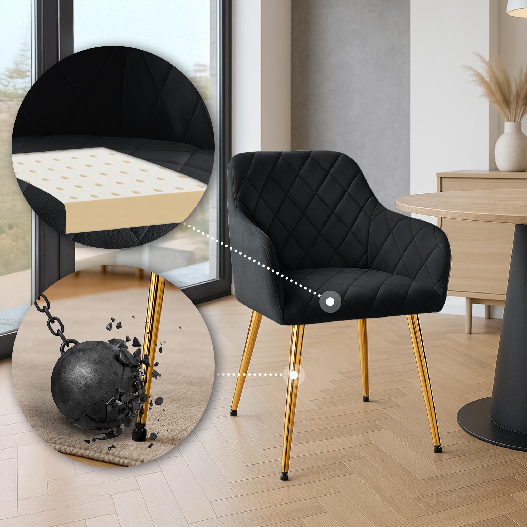 2er Set Esszimmerstuhl Monett Samt G