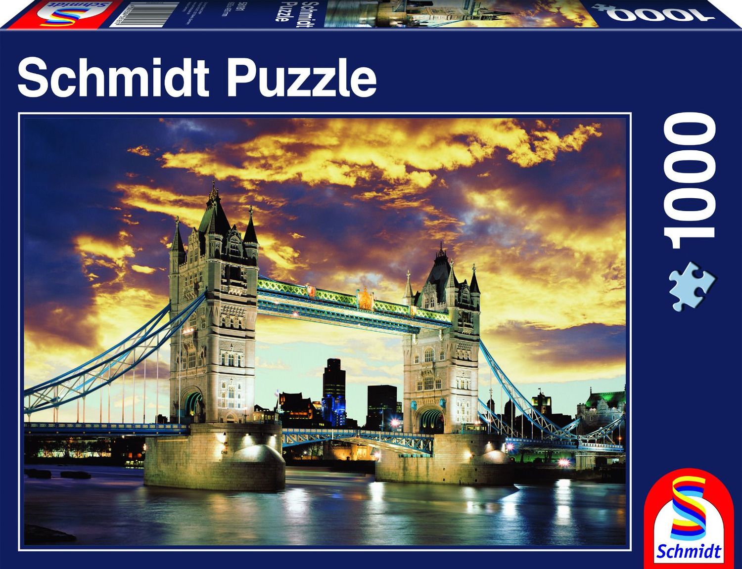 Schmidt Spiele GmbH Puzzles Tower Bridge, London - 1000 Teile Puzzle