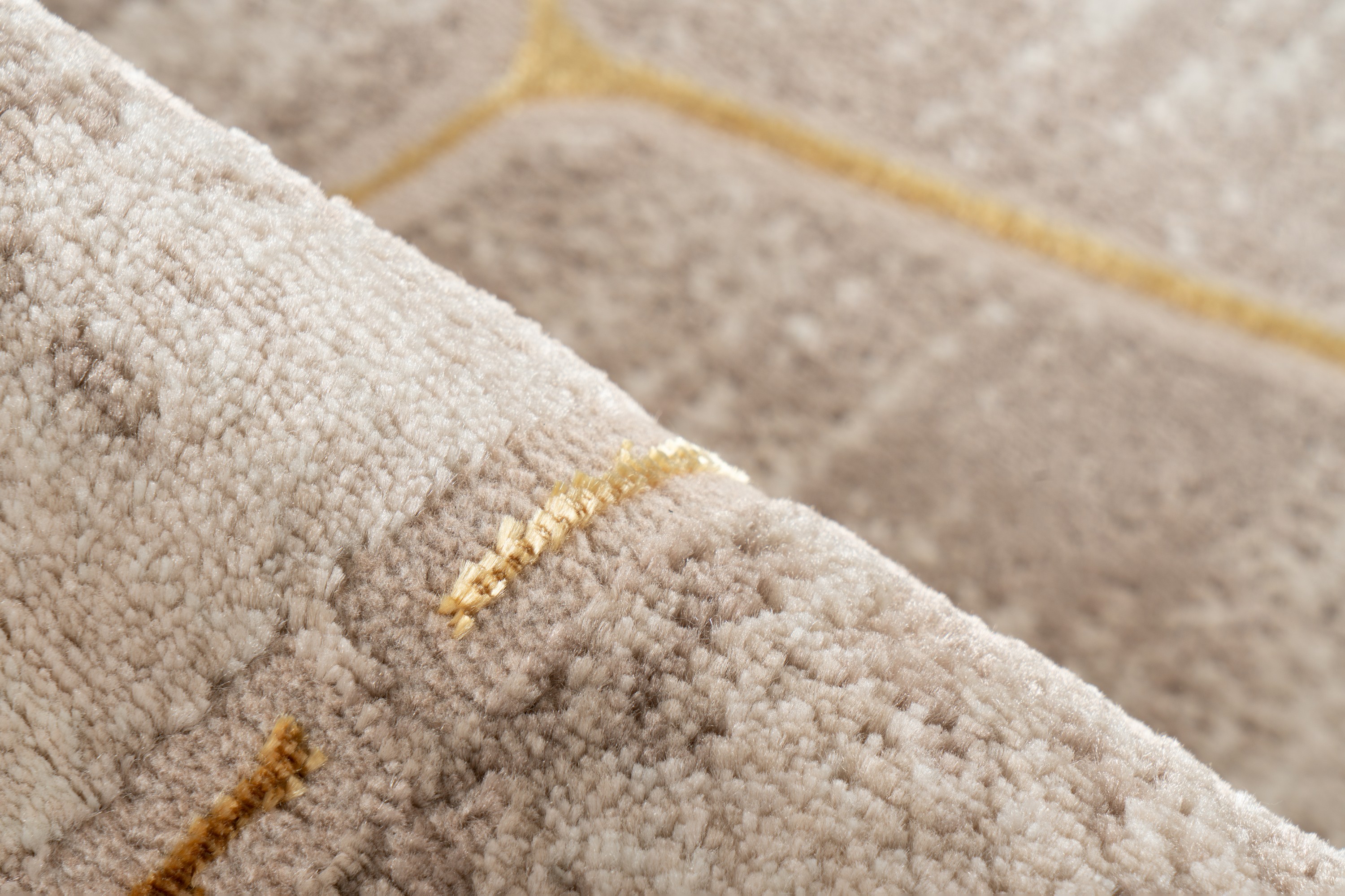 Teppich Mineral 525 Beige 80 x 150 cm