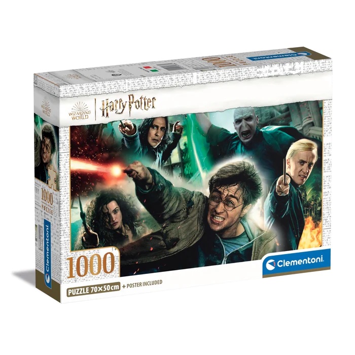 Clementoni Puzzles Clementoni 39788 - 1000 Teile Puzzle - Harry Potter Compact - Harry Potter