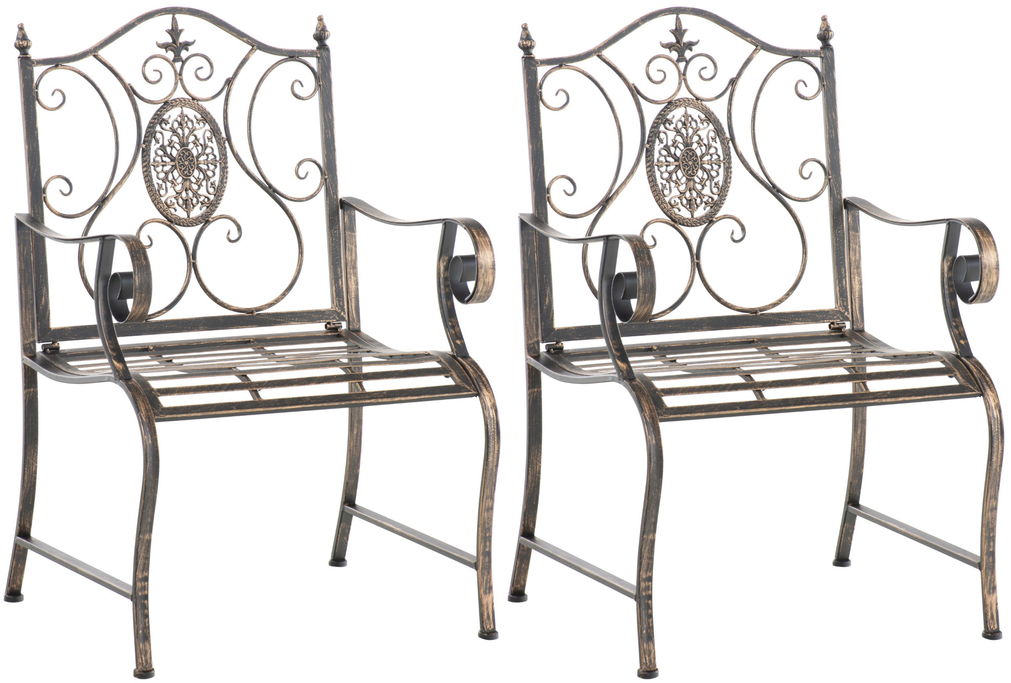 CLP Trading GmbH 2er Set Gartenstühle Punjab
