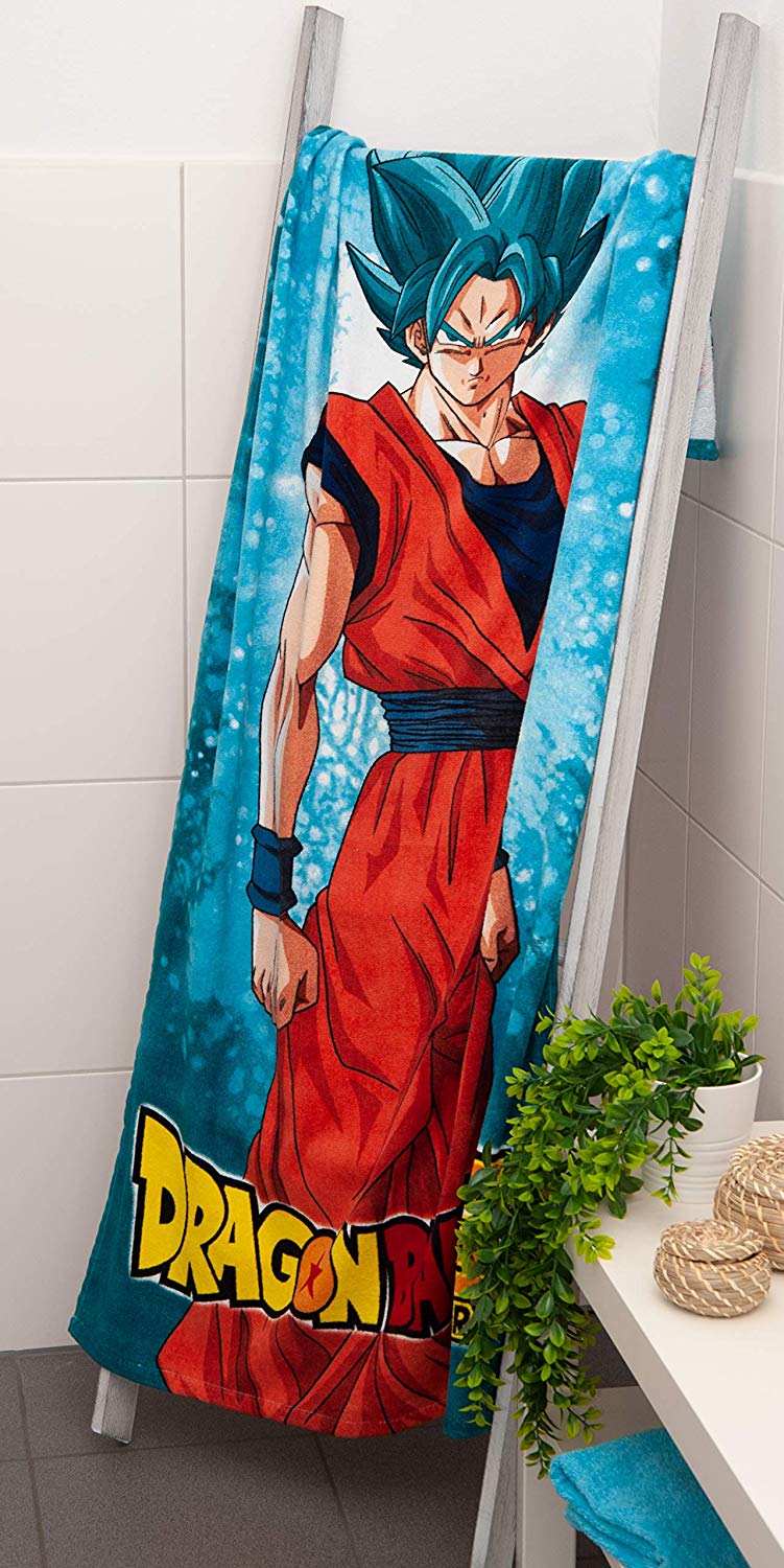 Herding Verschiedene Lizenzen Dragon Ball - Badetuch "Son Goku", 150 x 75cm