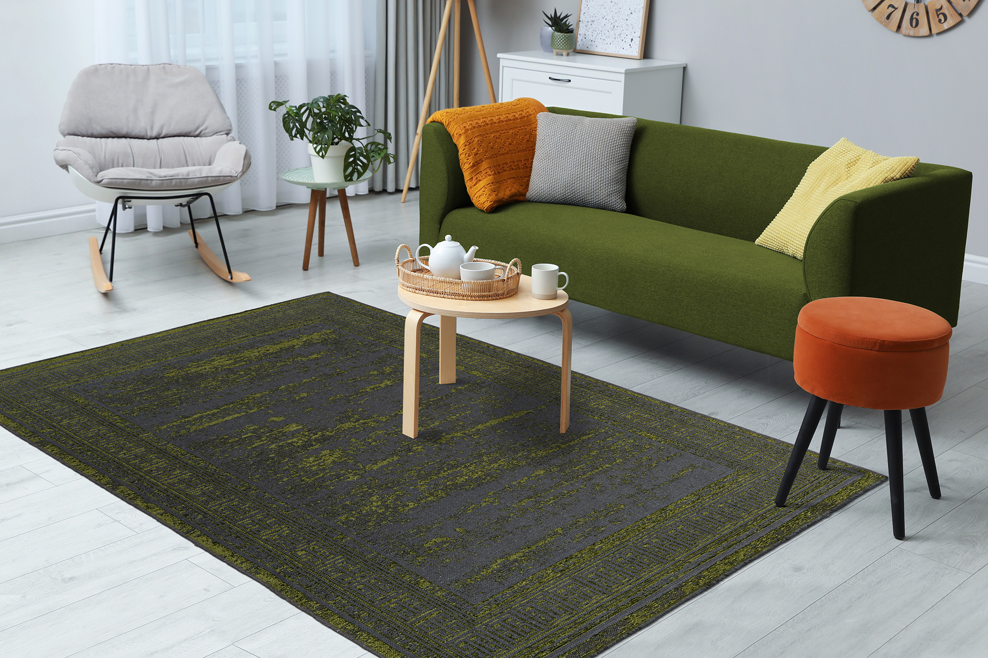 Teppich Kalea 325 Grün 120 x 170 cm