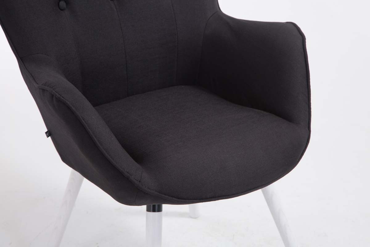Lounger Aalborg Weiß Stoff