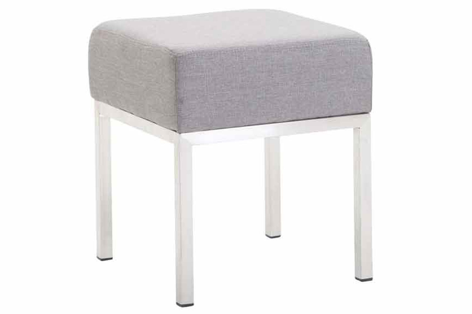 Sitzhocker Newton Stoff edelstahl