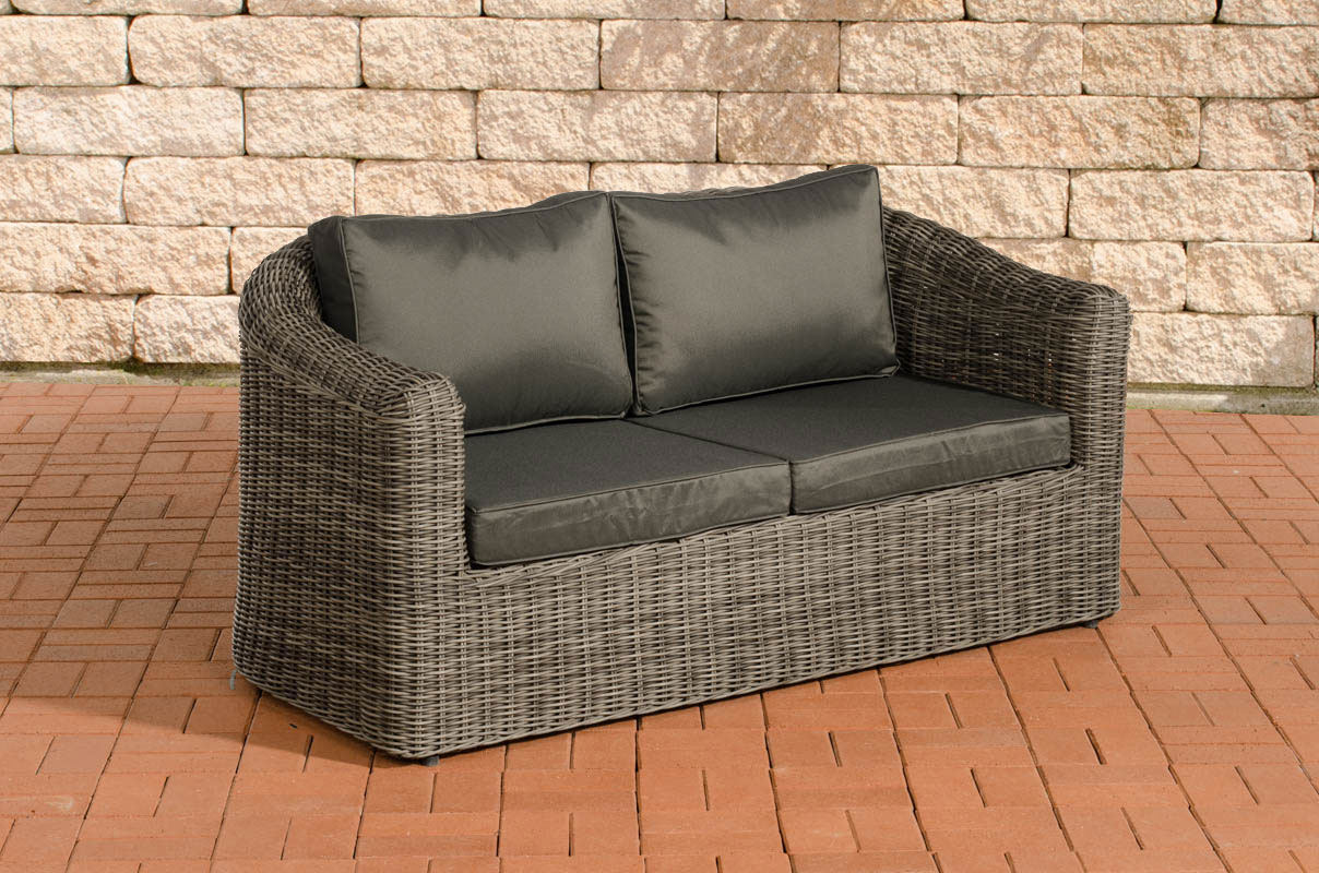 2er-Sofa Bergen Anthrazit 5mm