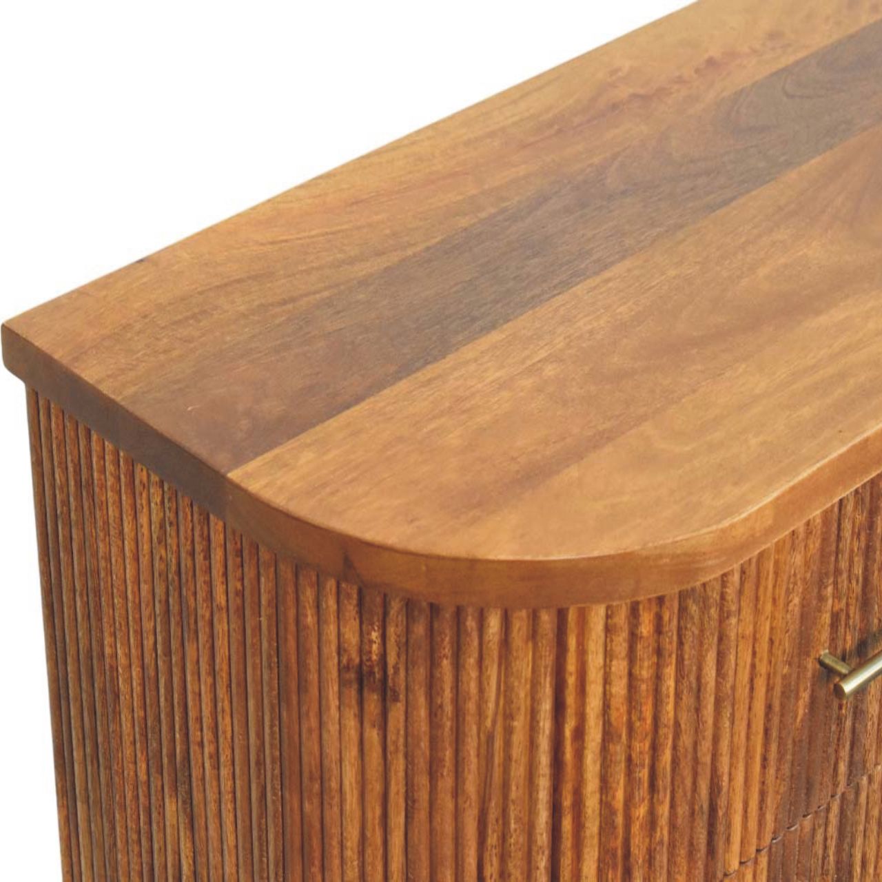 Emerson Kommode mit 3 Schubladen und Rippenmuster
