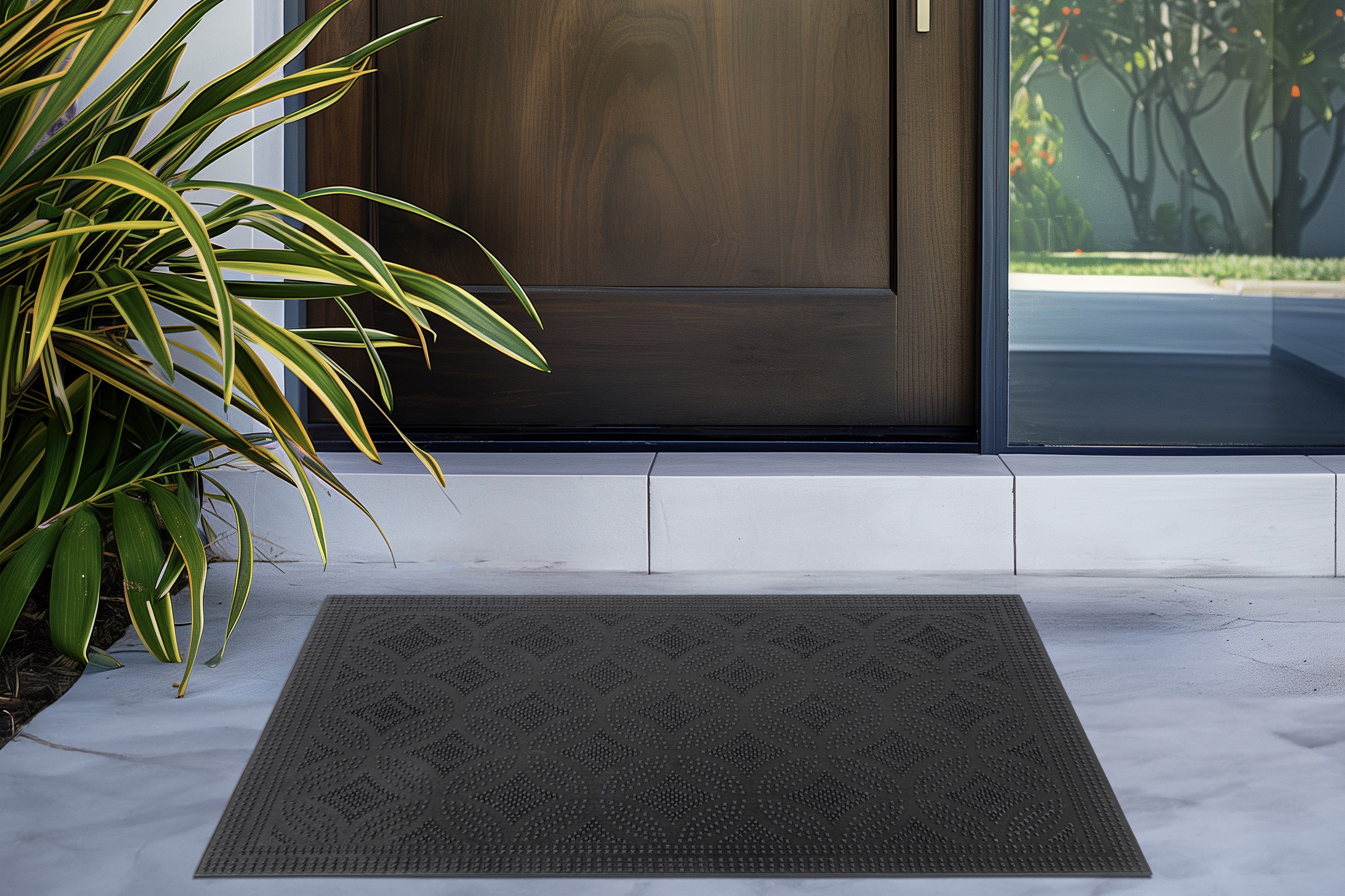 Fußmatte Fußmatte Elegant Entry 225 Schwarz 40 x 60 cm