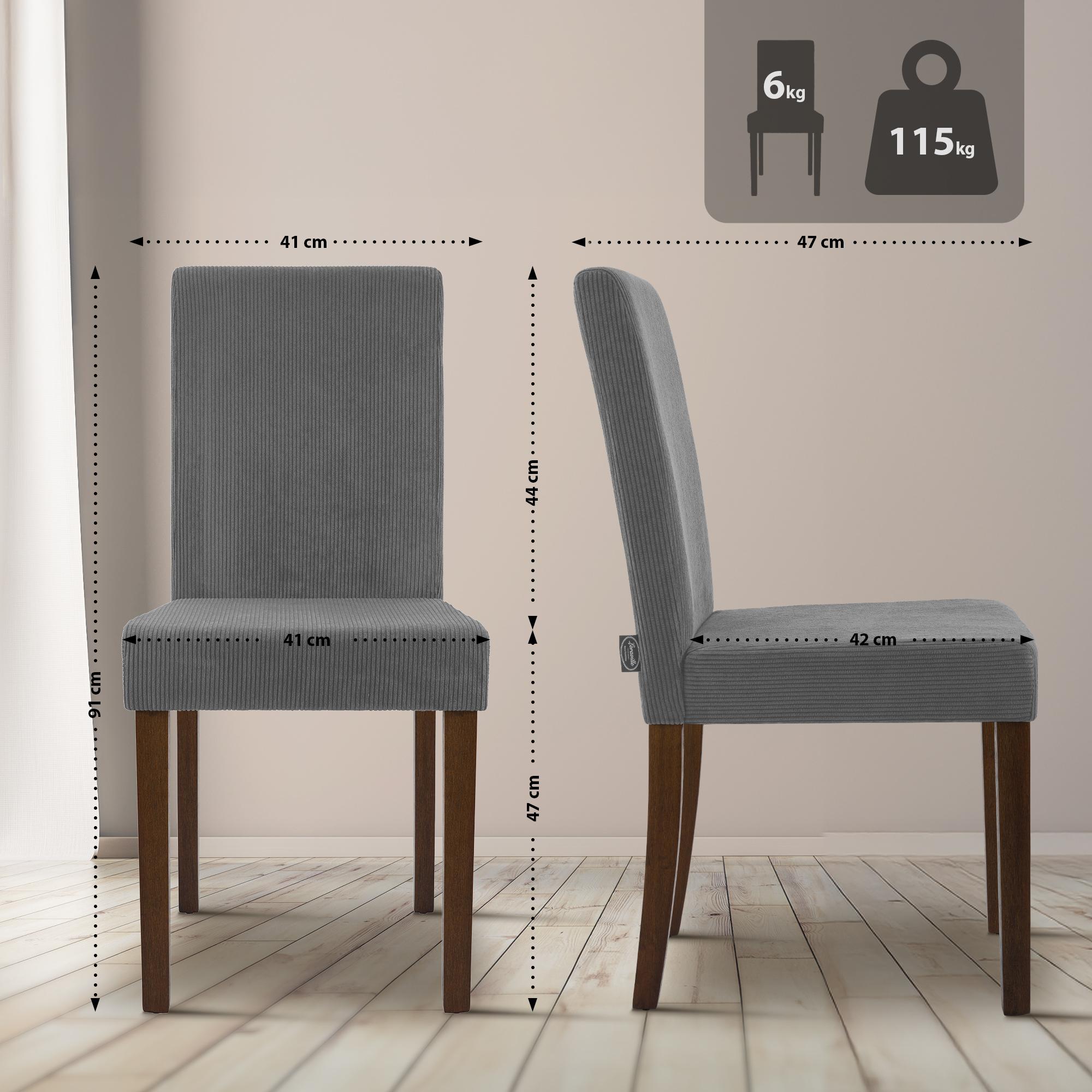 Esszimmerstuhl Ina Cord antik dunkel