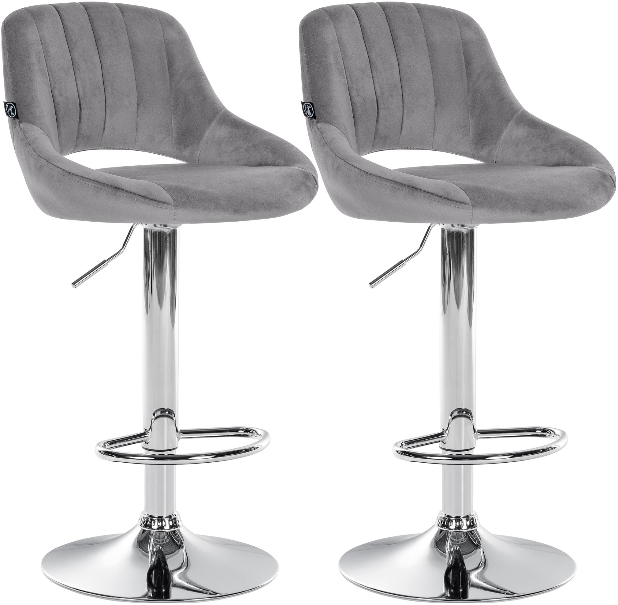 2er Set Barhocker Milet Samt C