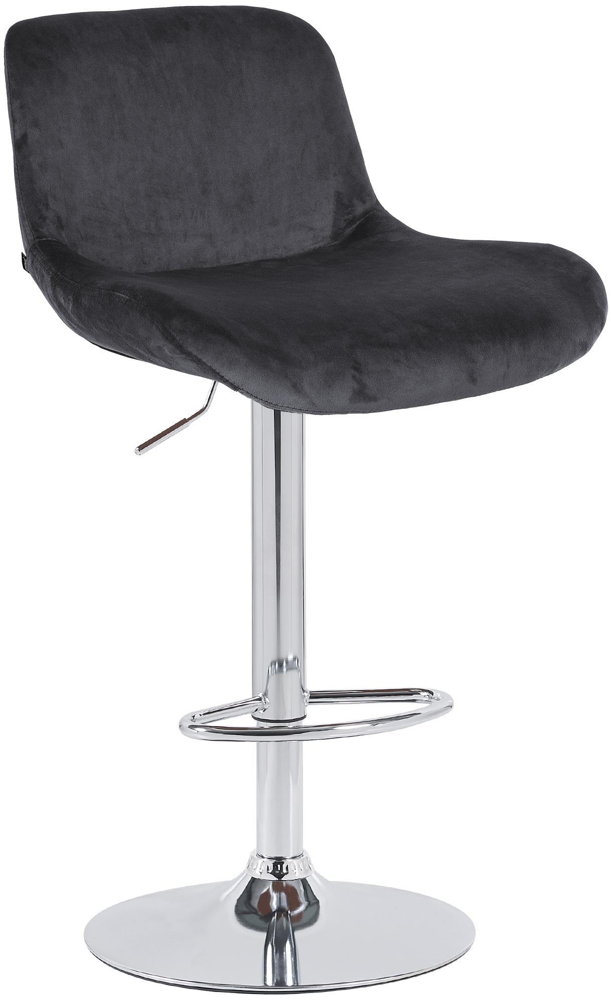 Barhocker Solon Chrom Samt