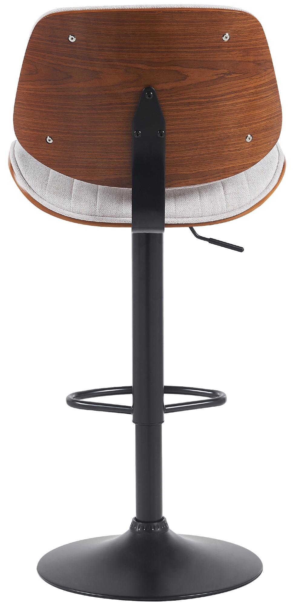 Barhocker Clawson Stoff schwarz