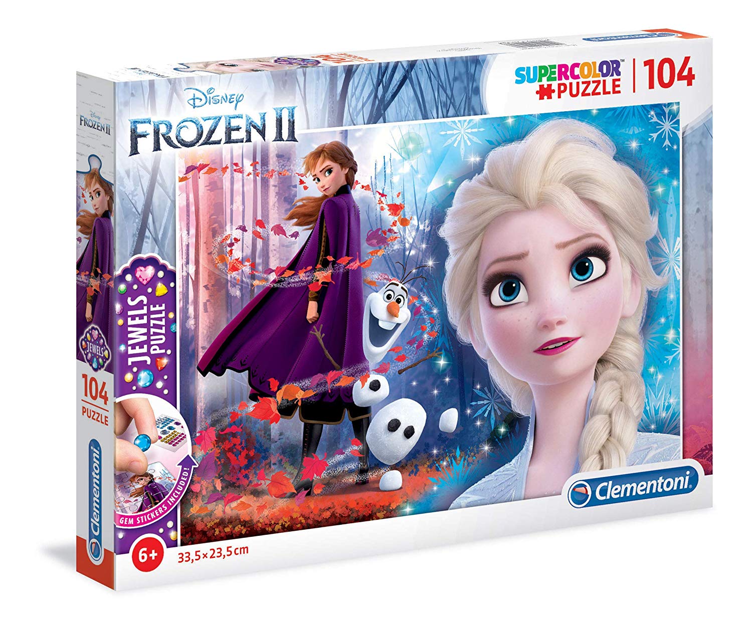 Clementoni Puzzles clementoni 20164 - 104 Teile Jewels Puzzle - Disney Frozen 2 / Die Eiskönigin 2