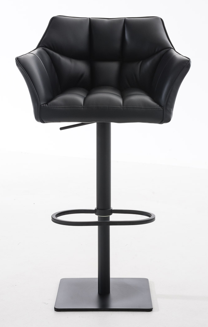 2er Set Barhocker Damaso Kunstleder schwarz