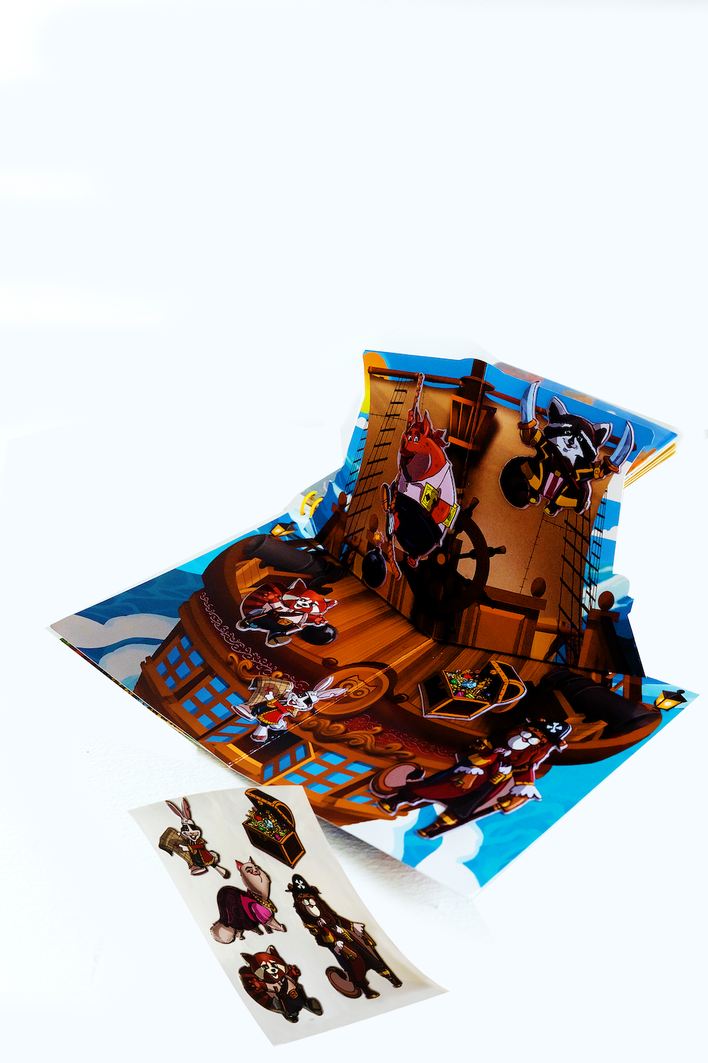 QwiToy Malen & Basteln Qwi Toy 3 in 1 Spielbuch - Zeitreise