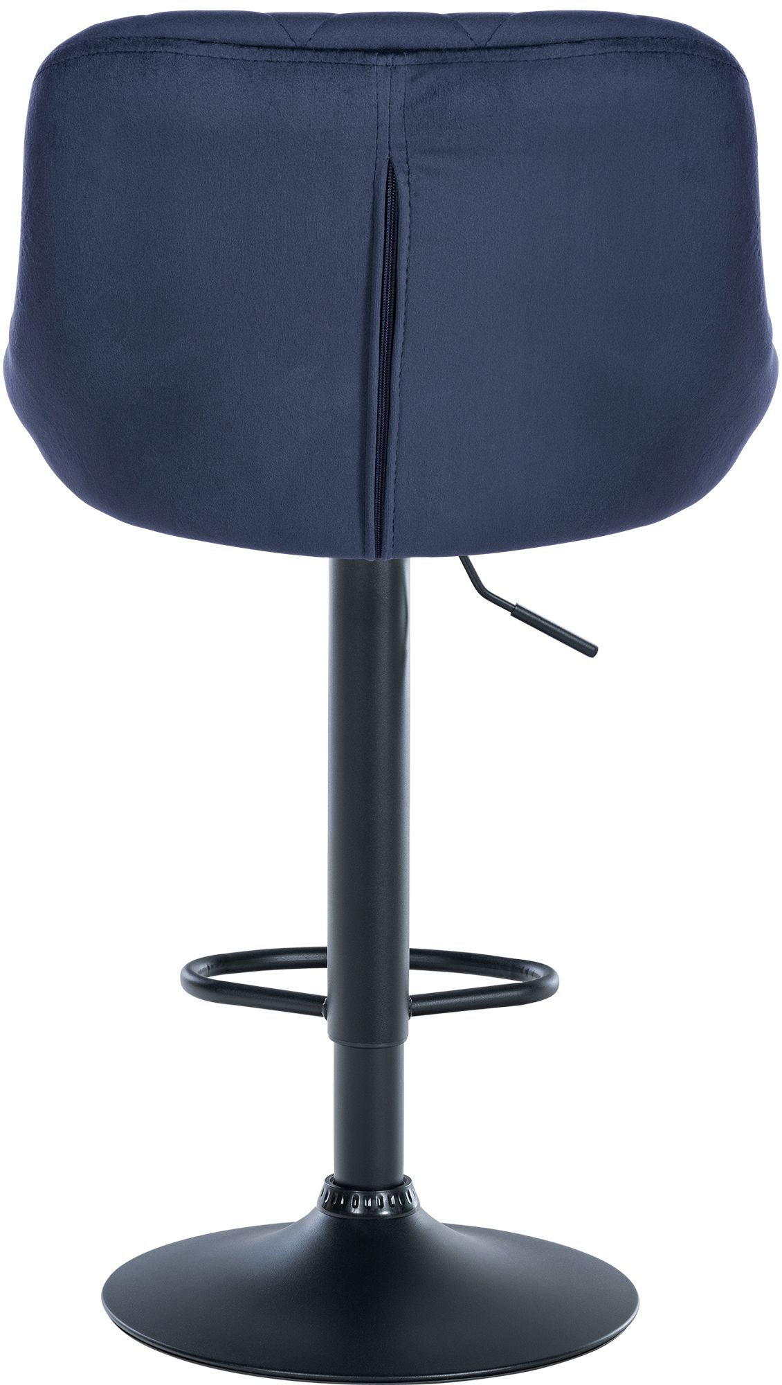 2er Set Barhocker Lazio Samt schwarz