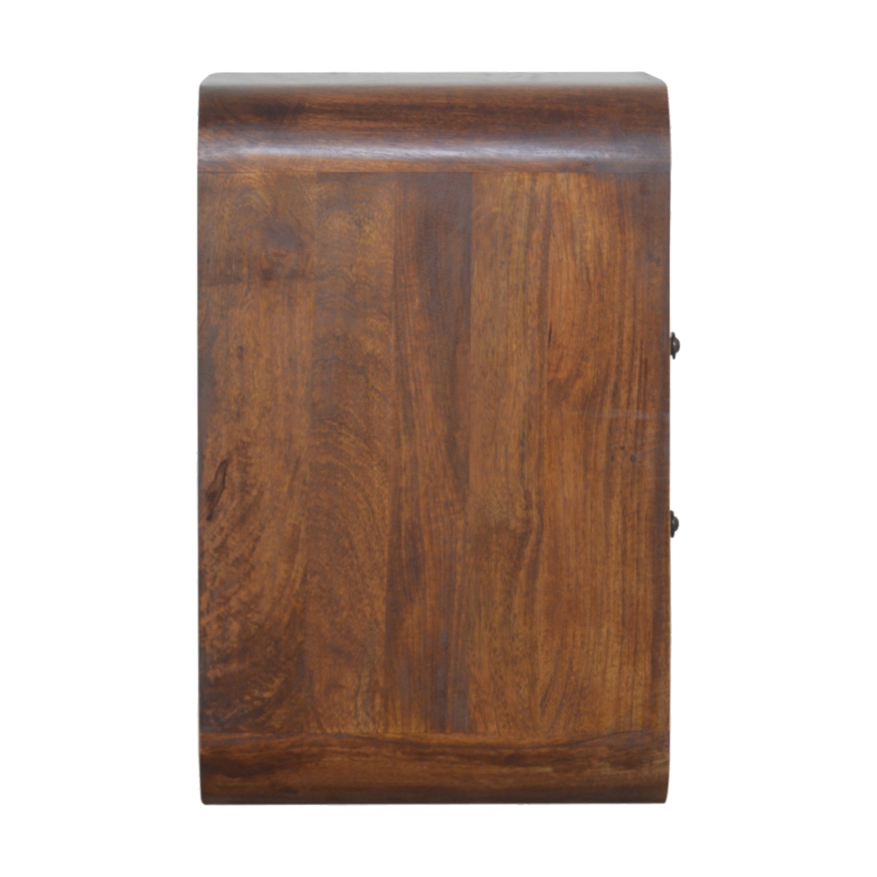 Nachttisch „Chestnut Curve“ mit 2 Schubladen