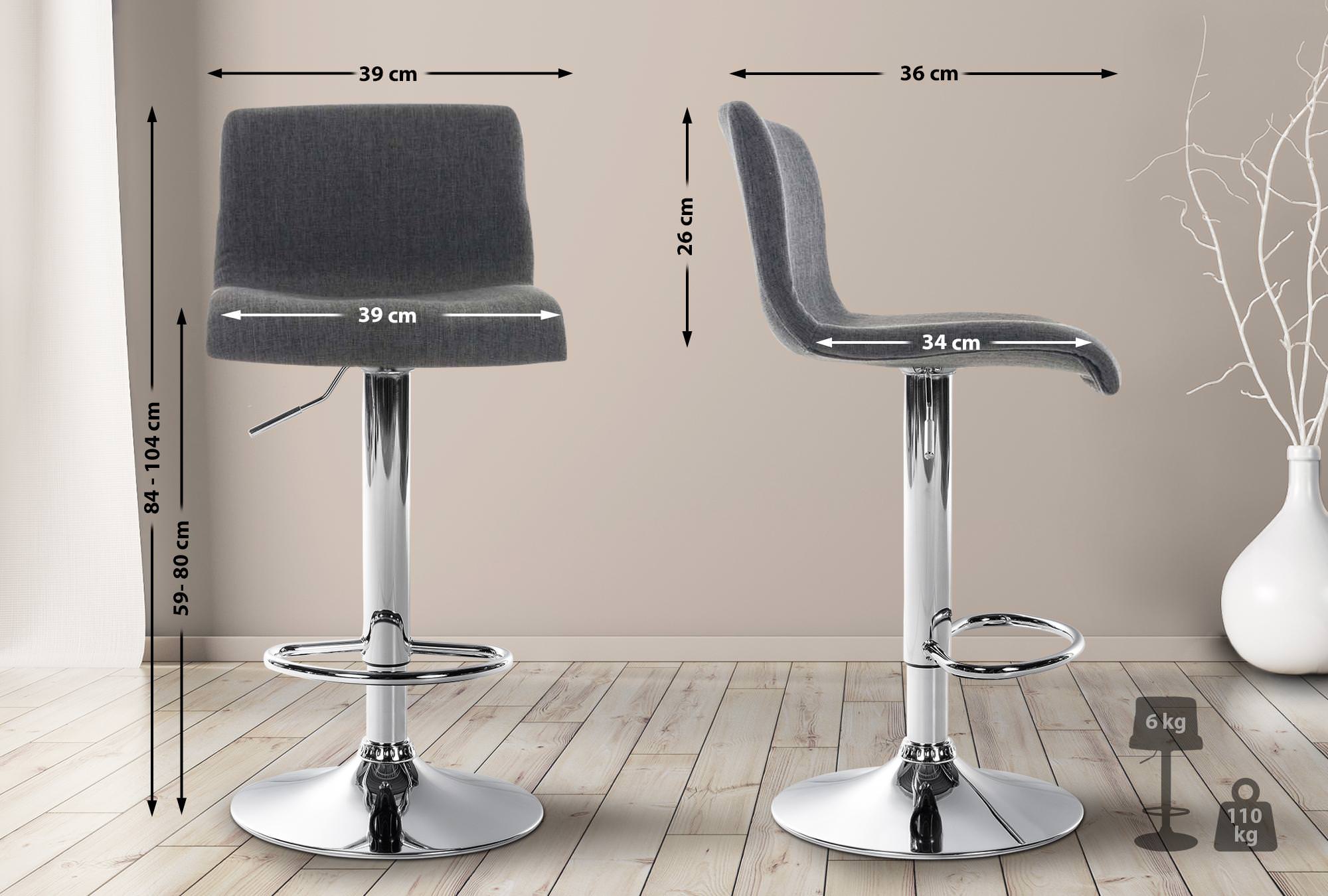 Barhocker Hoover Stoff C