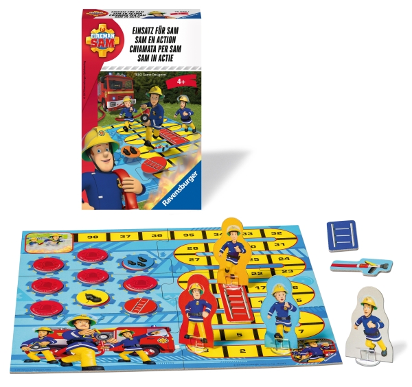 Ravensburger Brettspiele & Gesellschaftsspiele Ravensburger 23430 - Mitbringspiel Feuerwehrmann Sam: Einsatz für Sam
