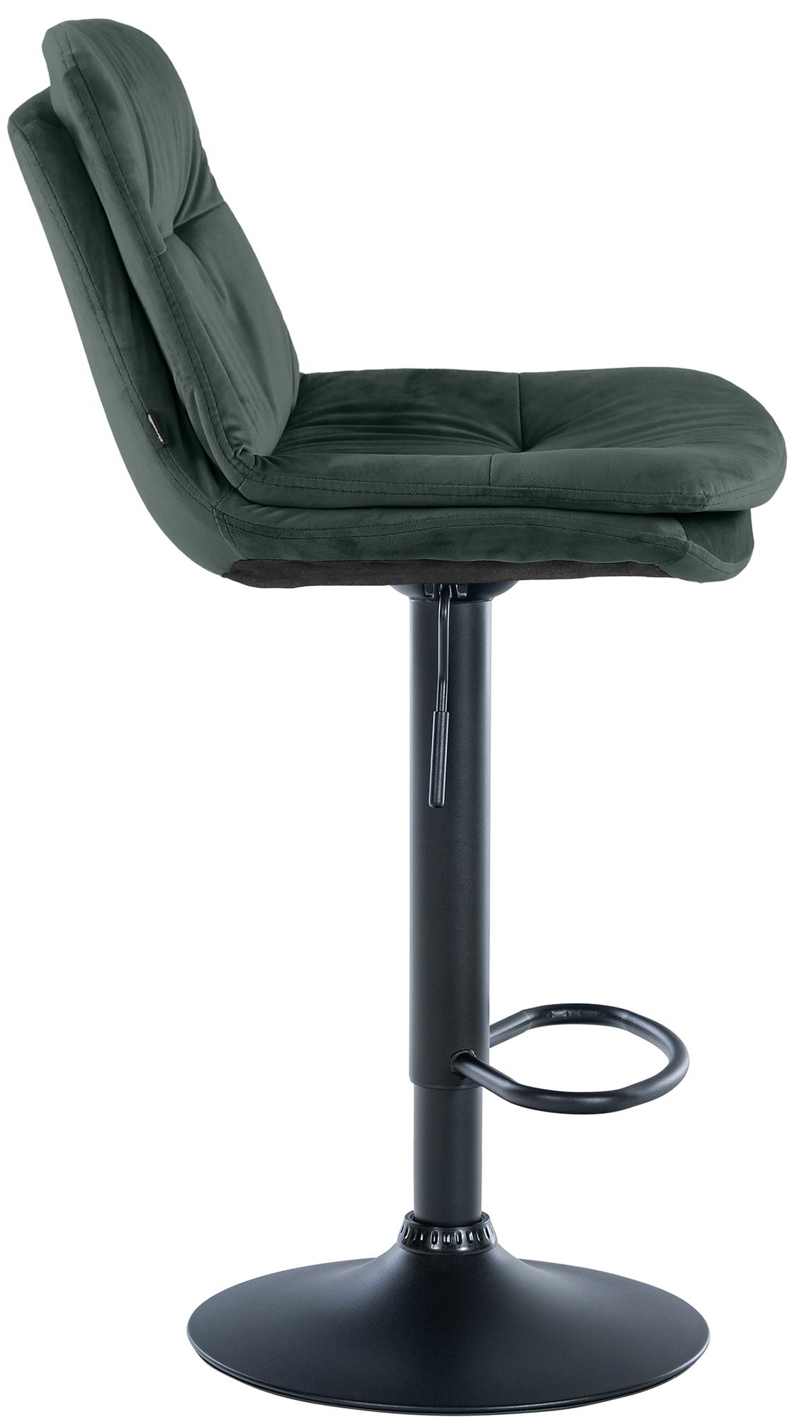 Barhocker Laurel Samt schwarz