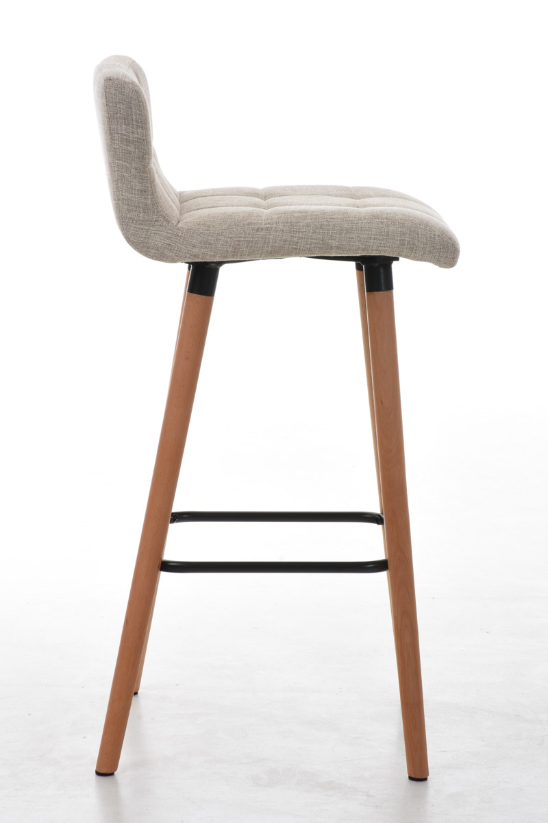 2er Set Barhocker Lincoln Stoff natura