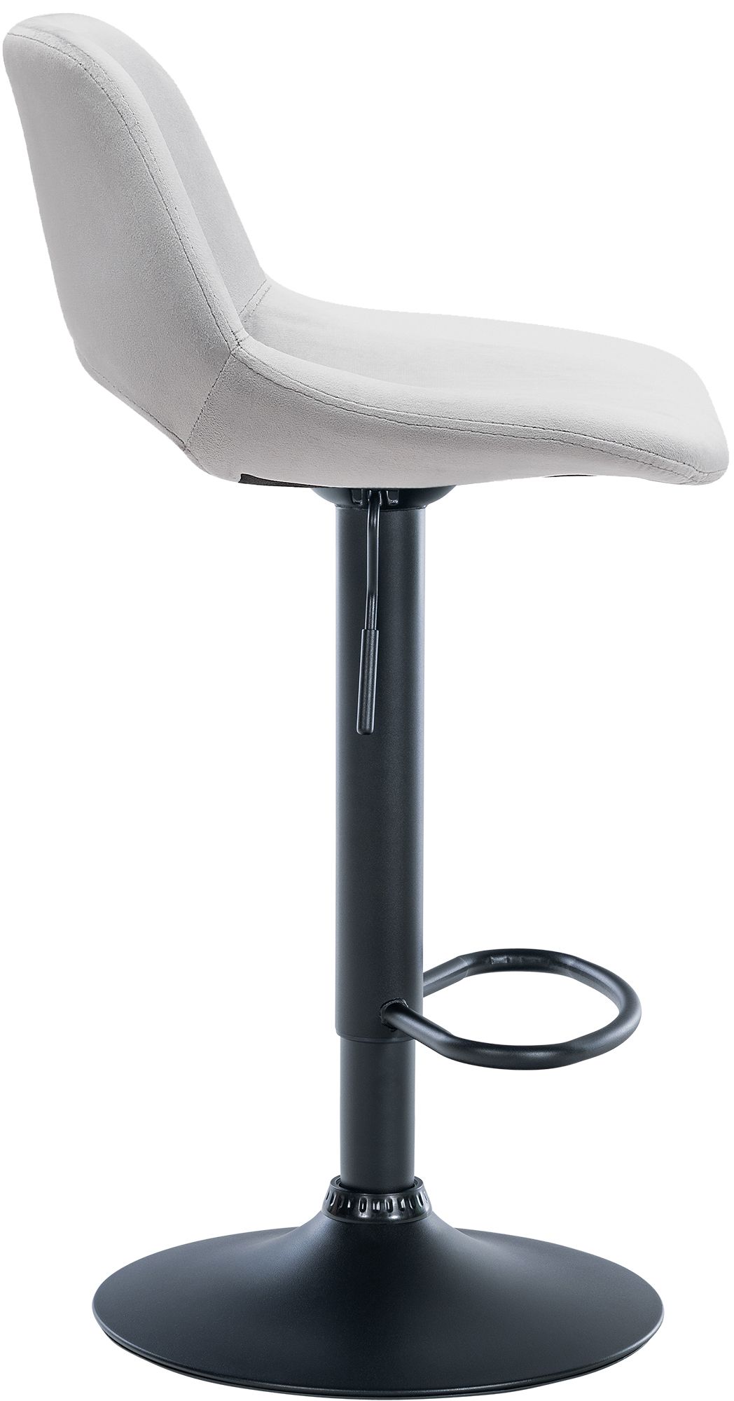 Barhocker Camden Samt schwarz