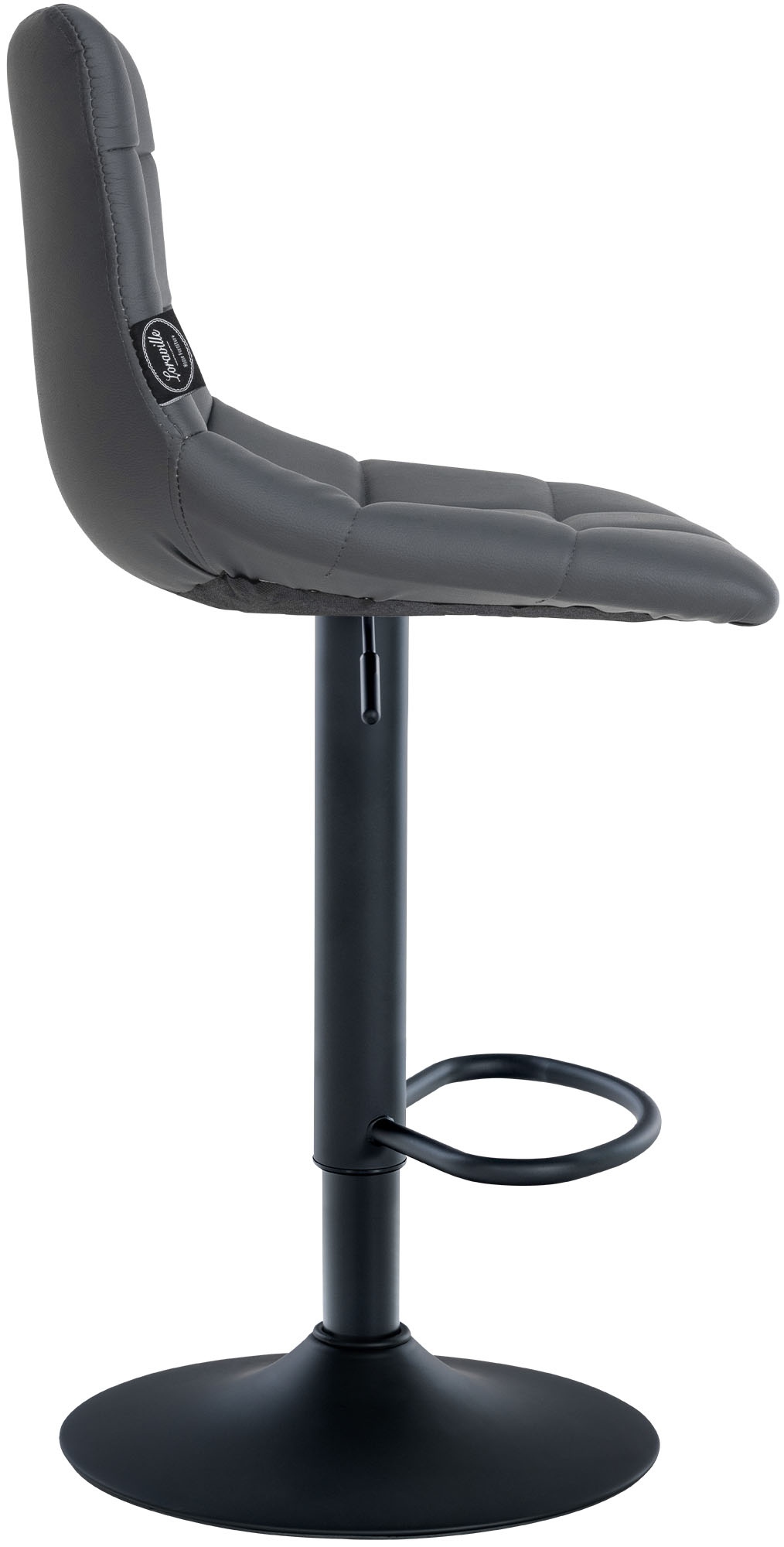 2er Set Barhocker Jerry Kunstleder schwarz