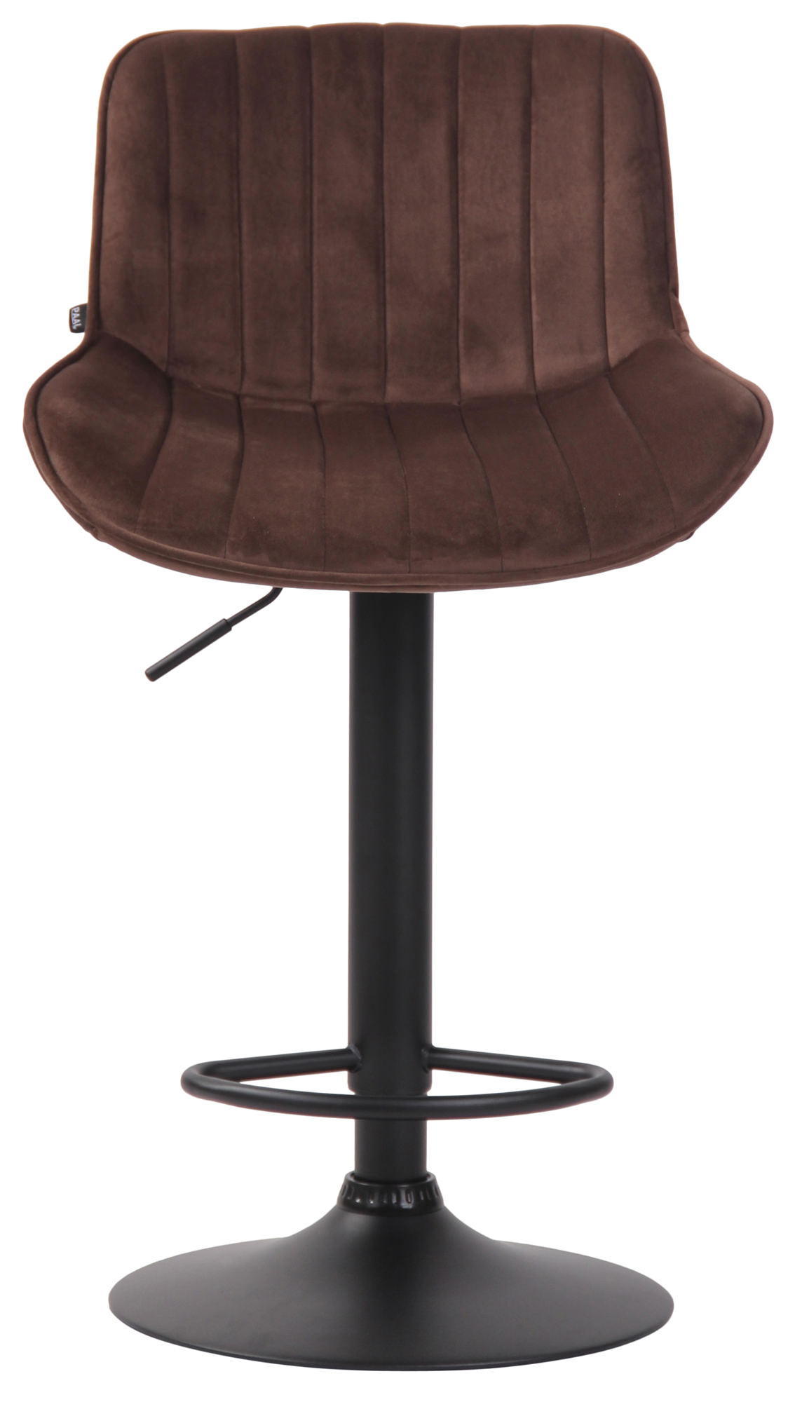 Barhocker Lentini Samt schwarz