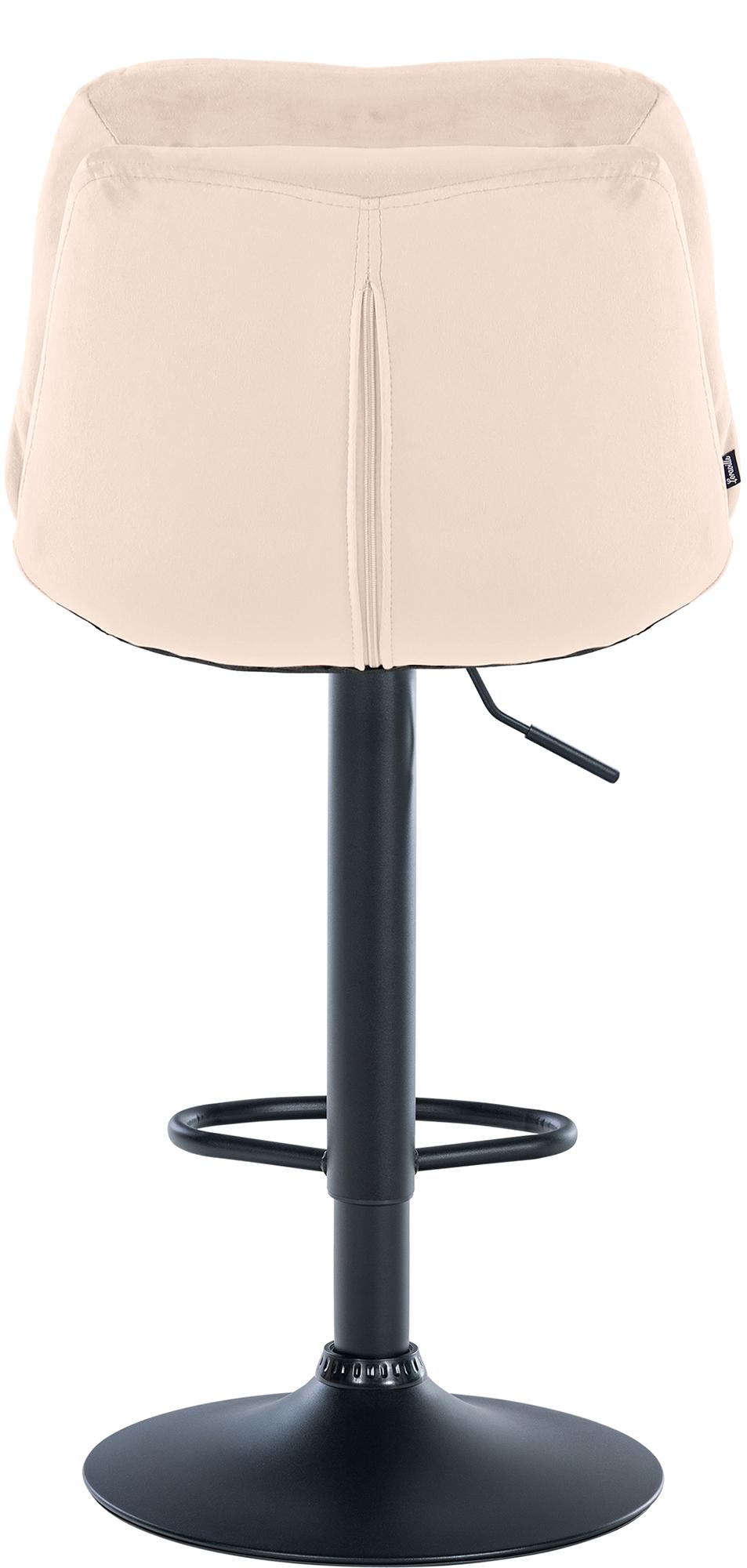 Barhocker Laurel Samt schwarz