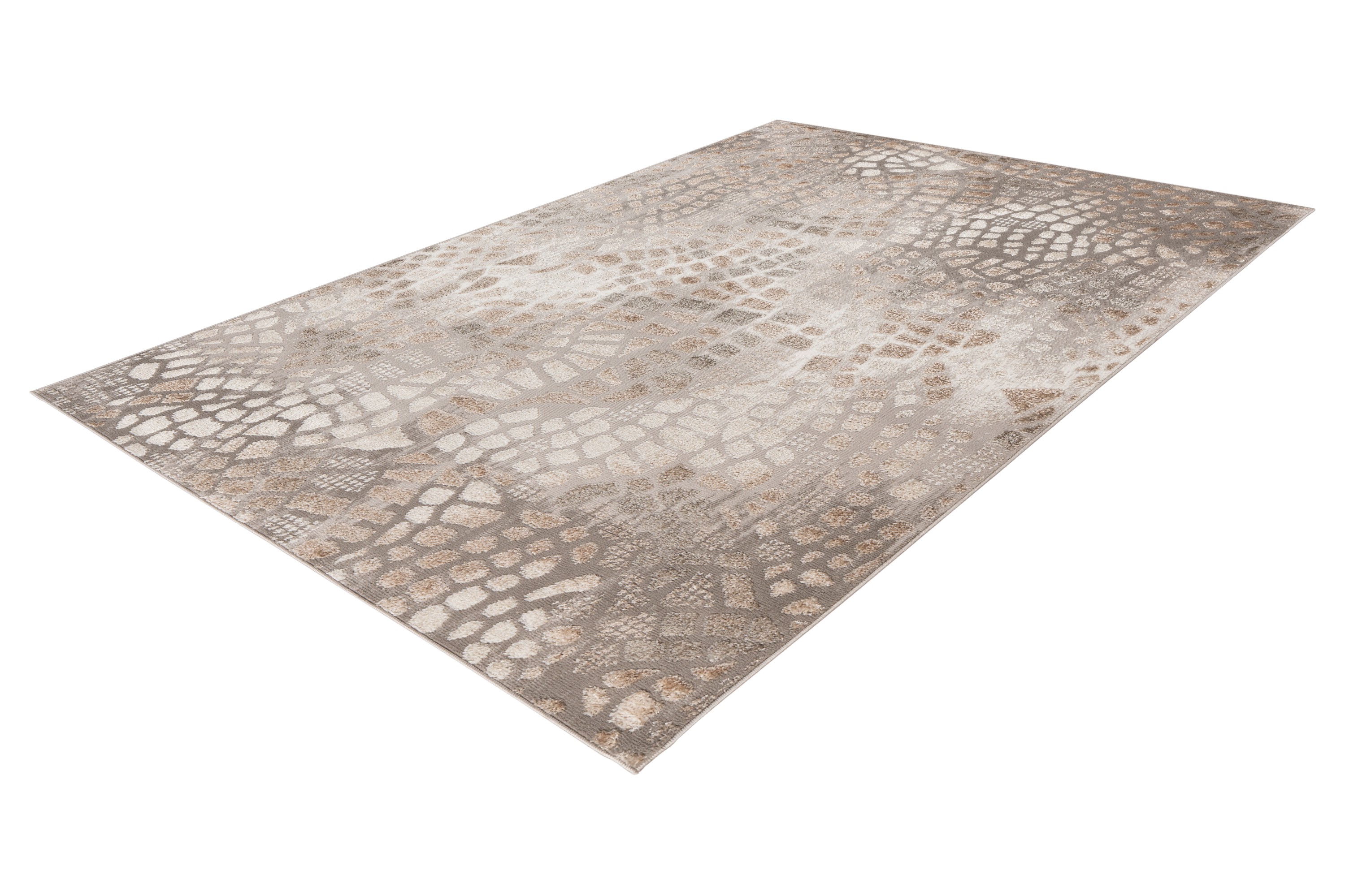 Teppich Catcher 225 Silber / Beige 80 x 150 cm