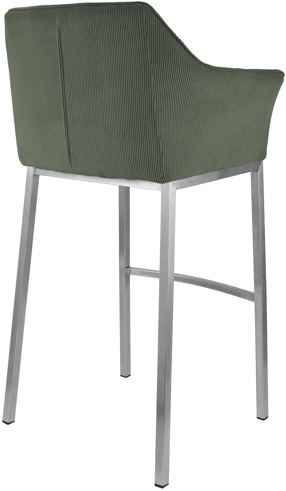 Barhocker Damaso E Cord mit 4-Fuß Gestell