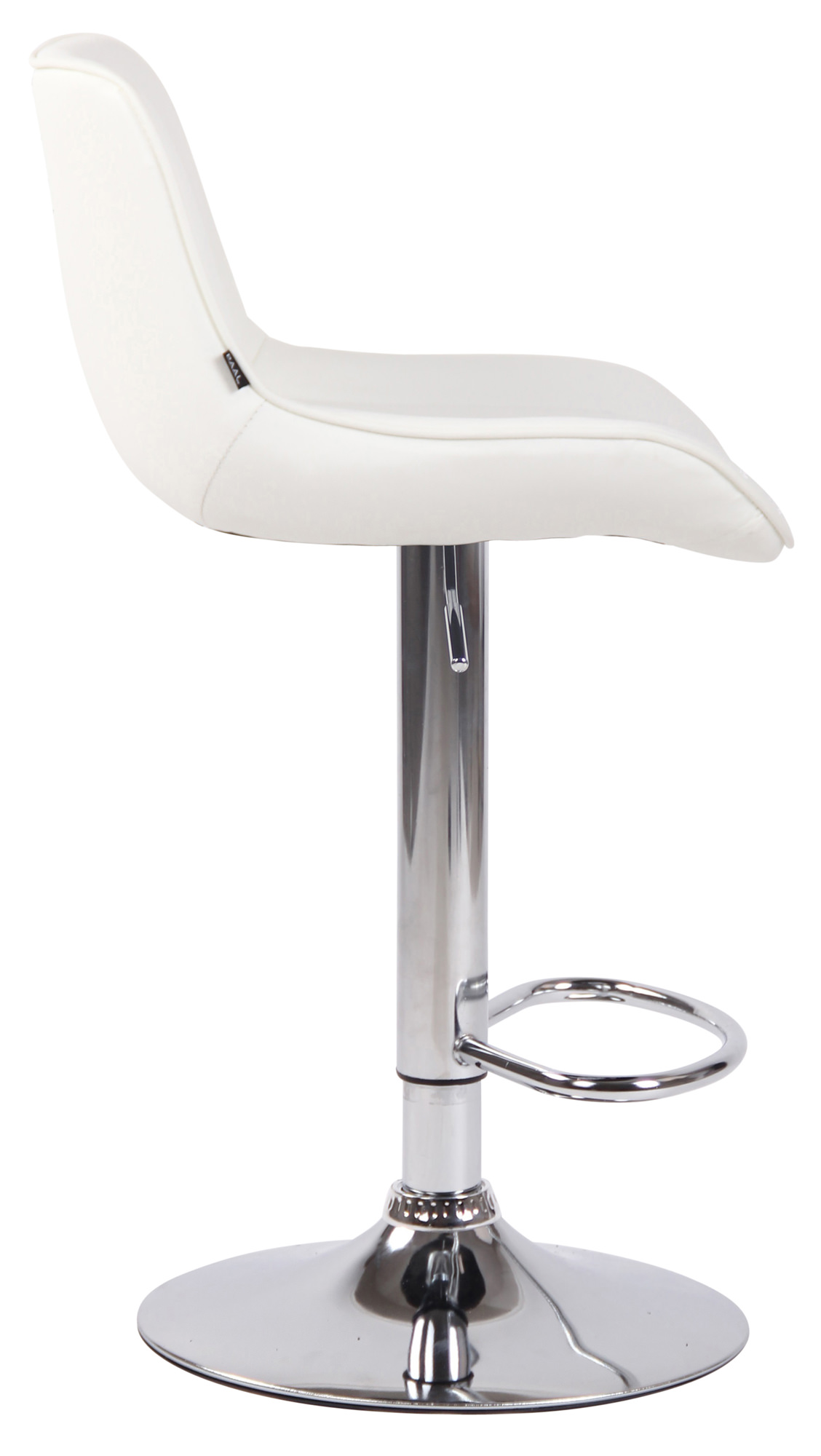 2er Set Barhocker Lentini Kunstleder chrom