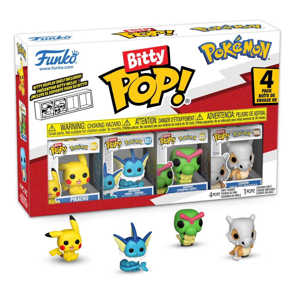 Funko Sammel- & Spielfiguren Funko 81132 - Bitty POP - Pokémon - Serie 1 - 4er Pack