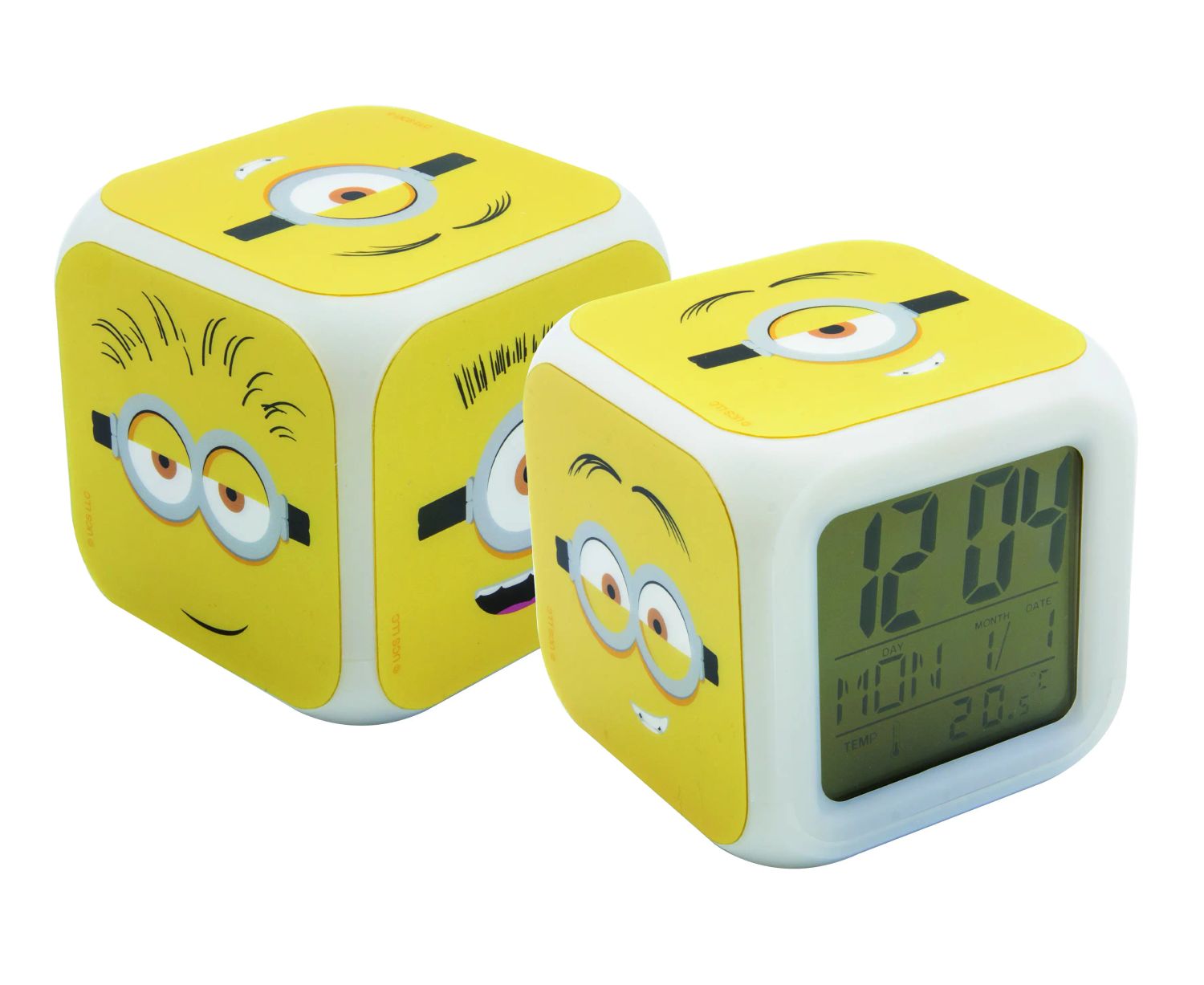 Joy Toy Uhren & Wecker Minions 2 - Würfel-Wecker